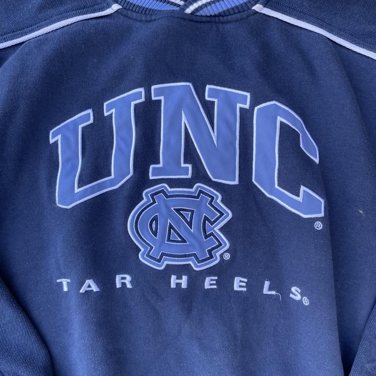 UNC North Carolina spell out arc logo crewneck - Depop