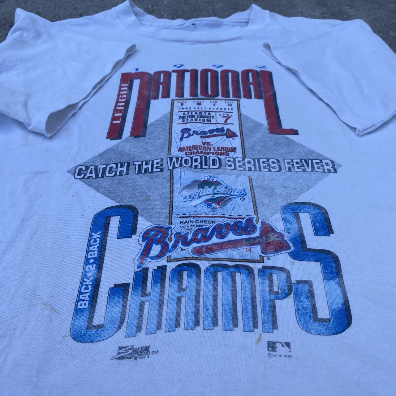 Vintage Atlanta Braves World Series Champions - Depop
