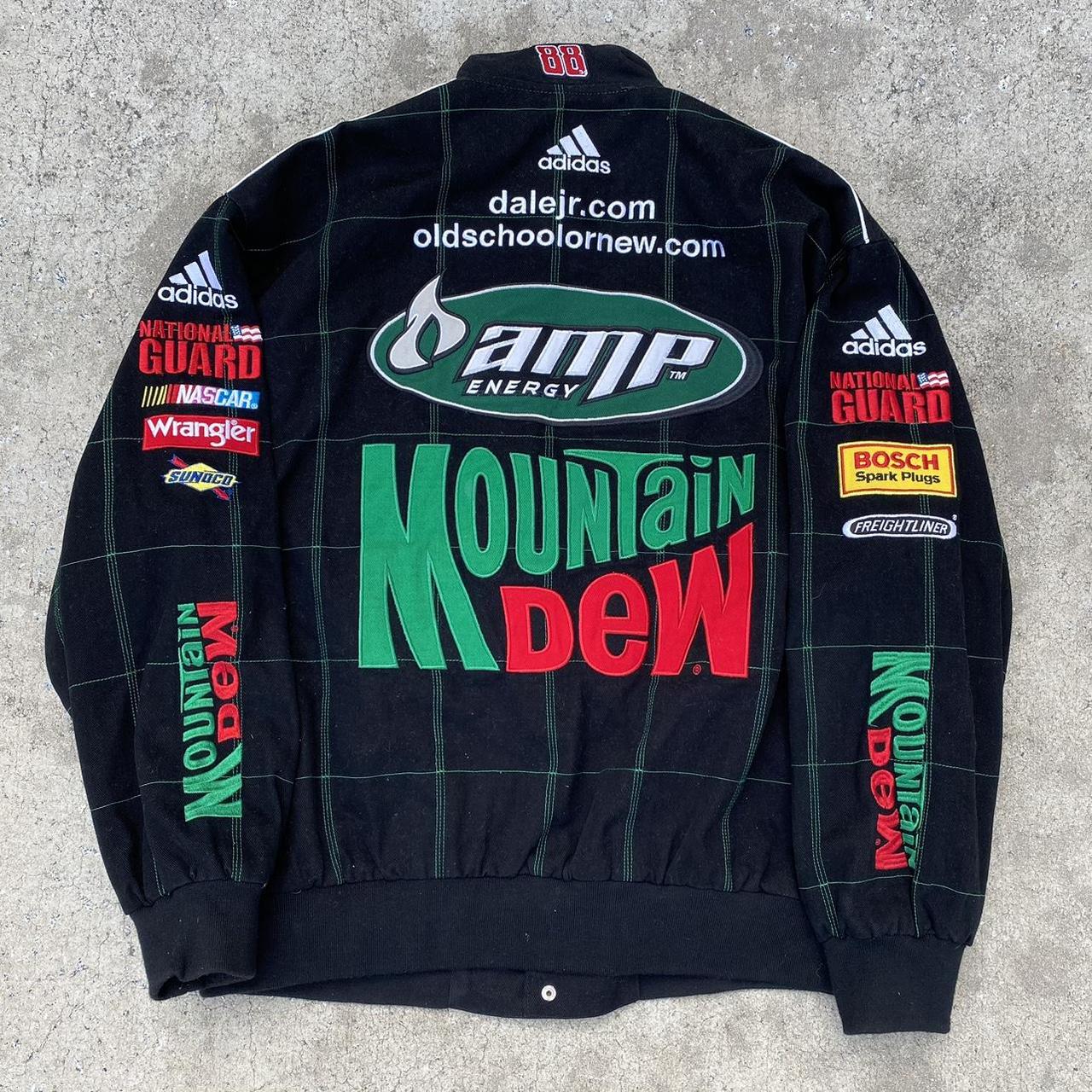 VINTAGE Y2K JH DESIGN MOUNTAIN DEW NASCAR RACING... - Depop