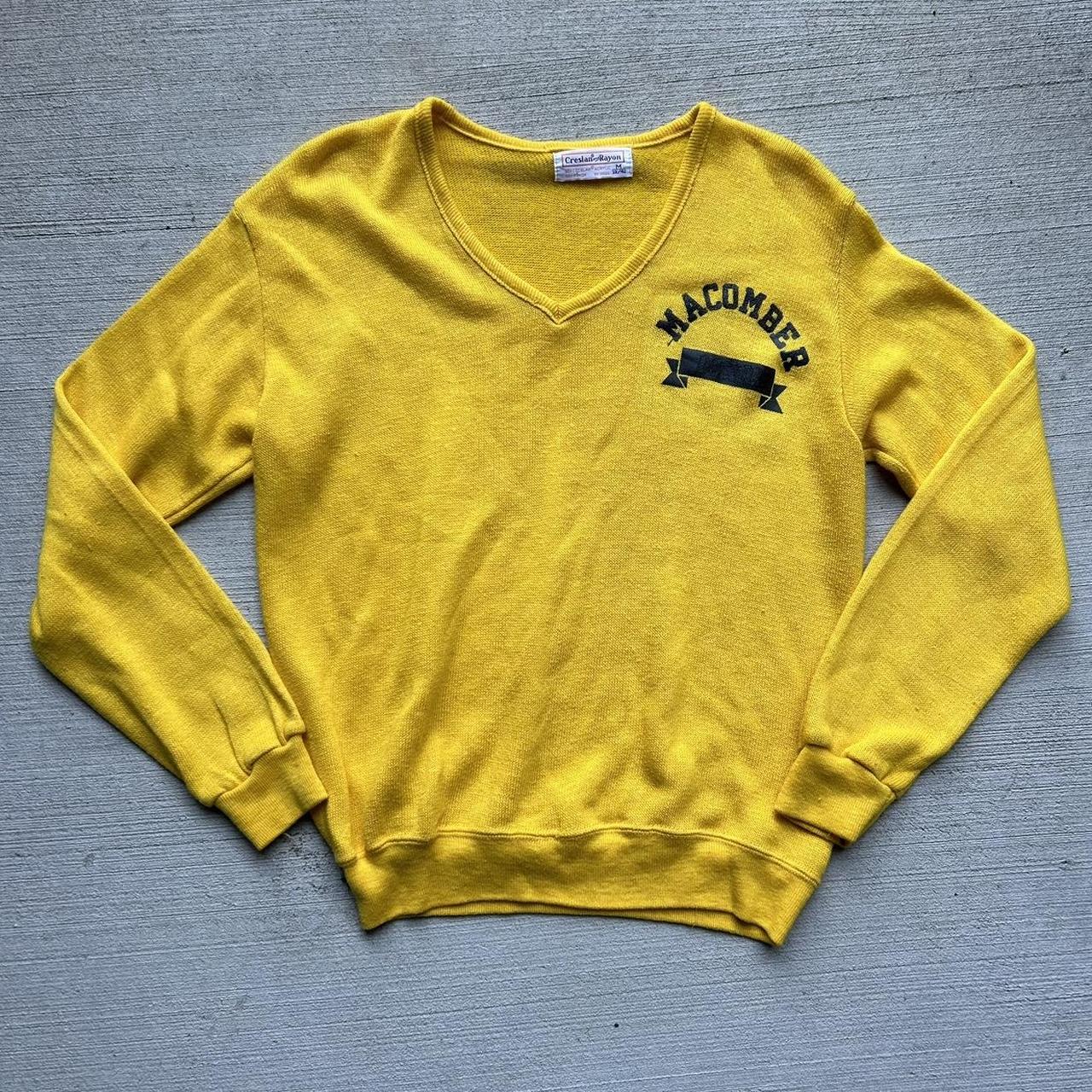 Vintage discount yellow sweater