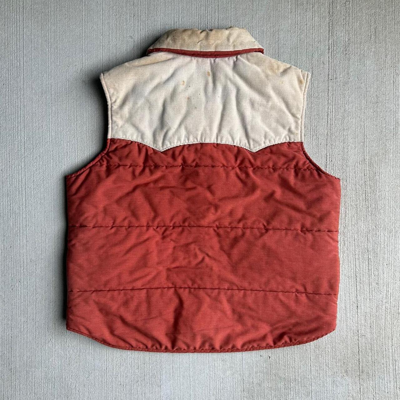 Wrangler Men's Vest - Multi/Orange - XL – Vintage… - image 3