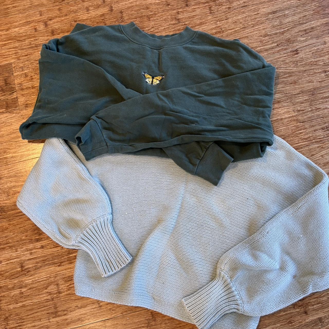 Ghanda sweater combo Ghanda blue knitted sweater Depop