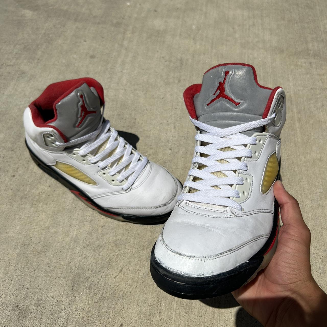 jordan 5 fire red got em
