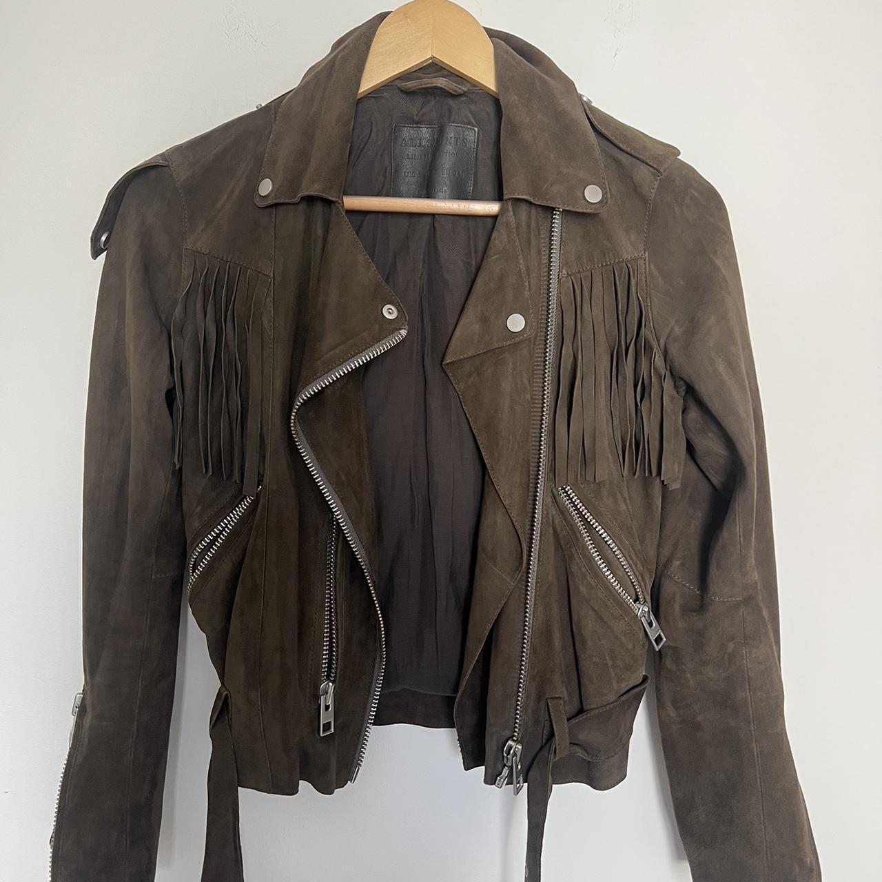 All saints fringe jacket hotsell