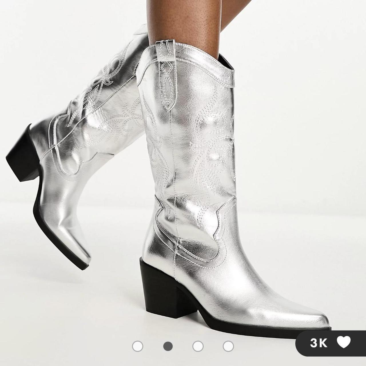 bershka western boots
