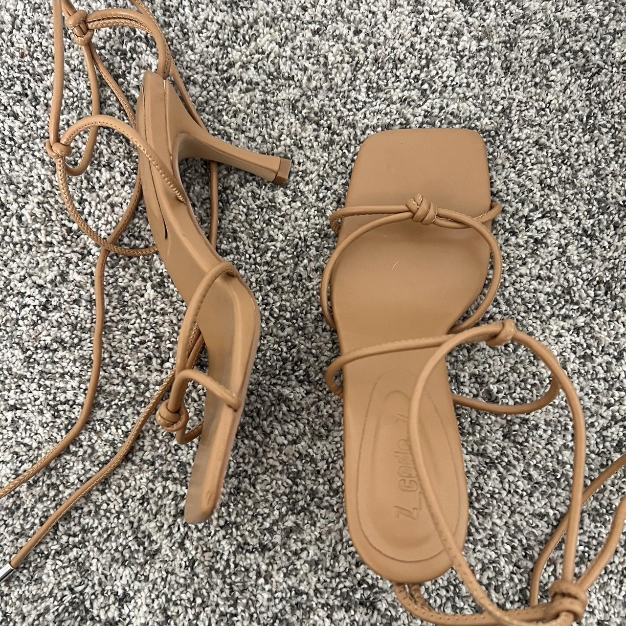 asos nude heels