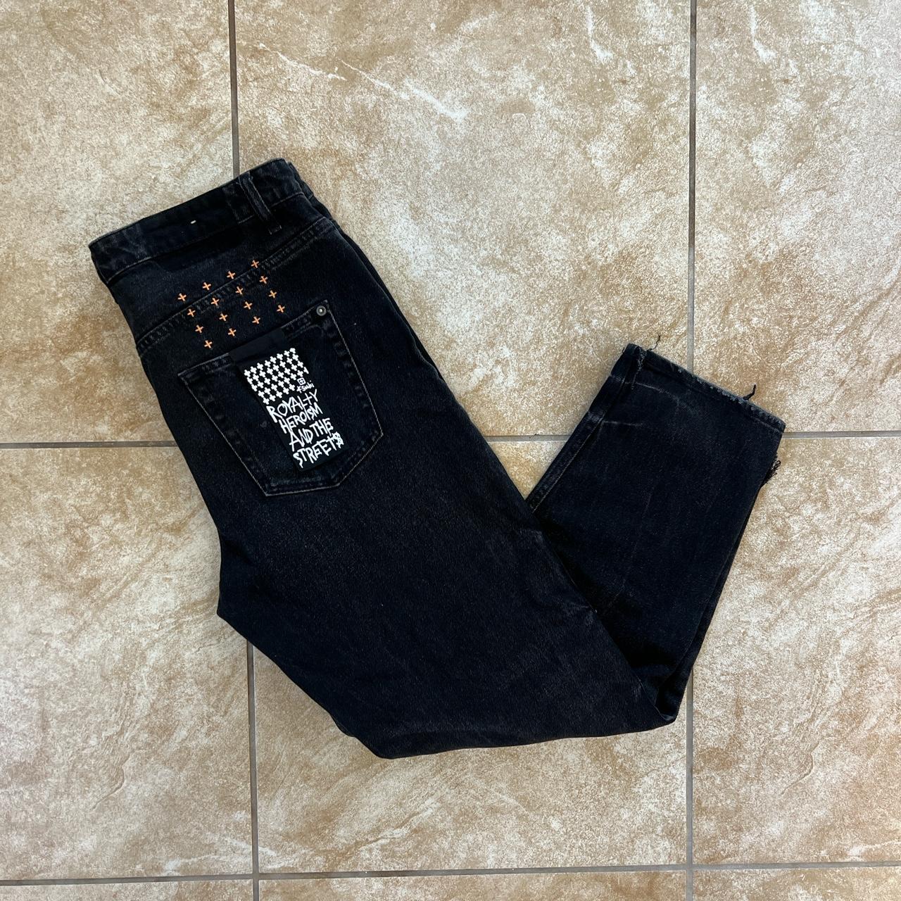Ksubi Black Denim Fits Baggy 32” Very Lightly Worn... - Depop