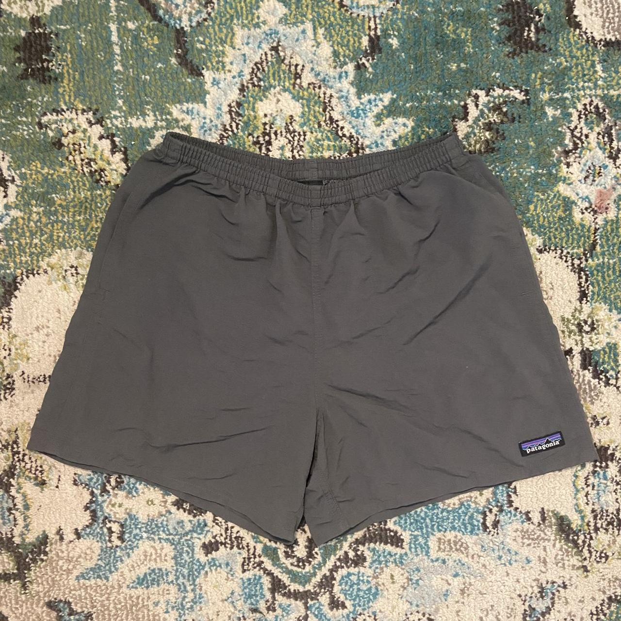 Patagonia baggies 5 inch grey new Depop