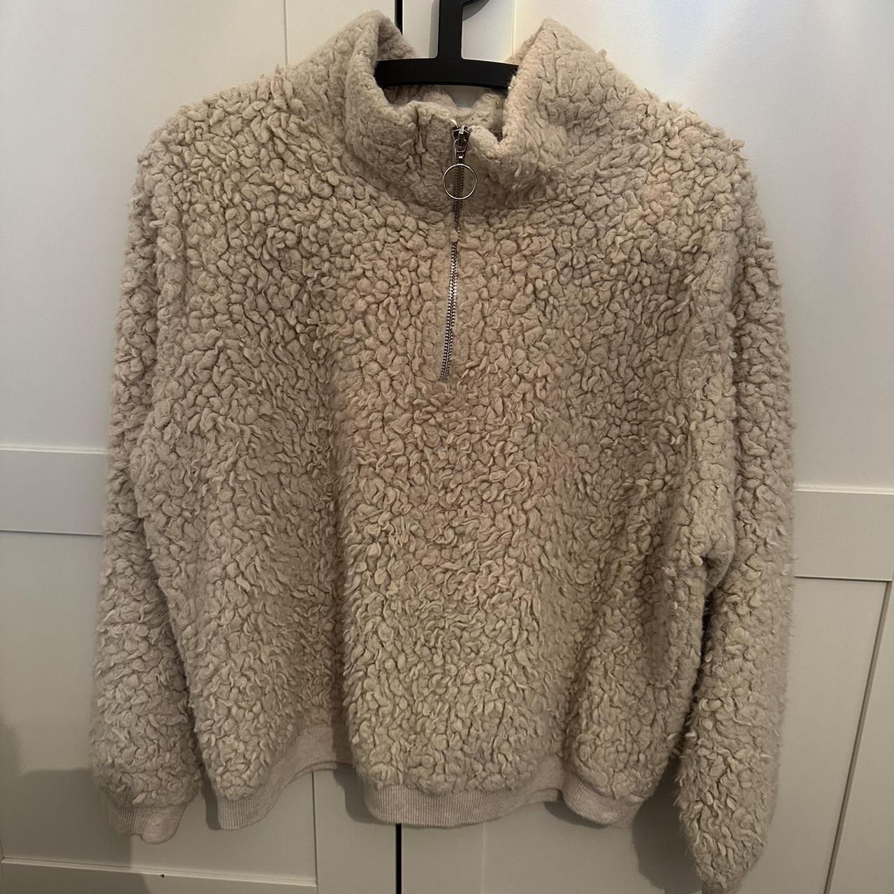 Sainsbury's TU Women's Tan and Cream Jumper Depop