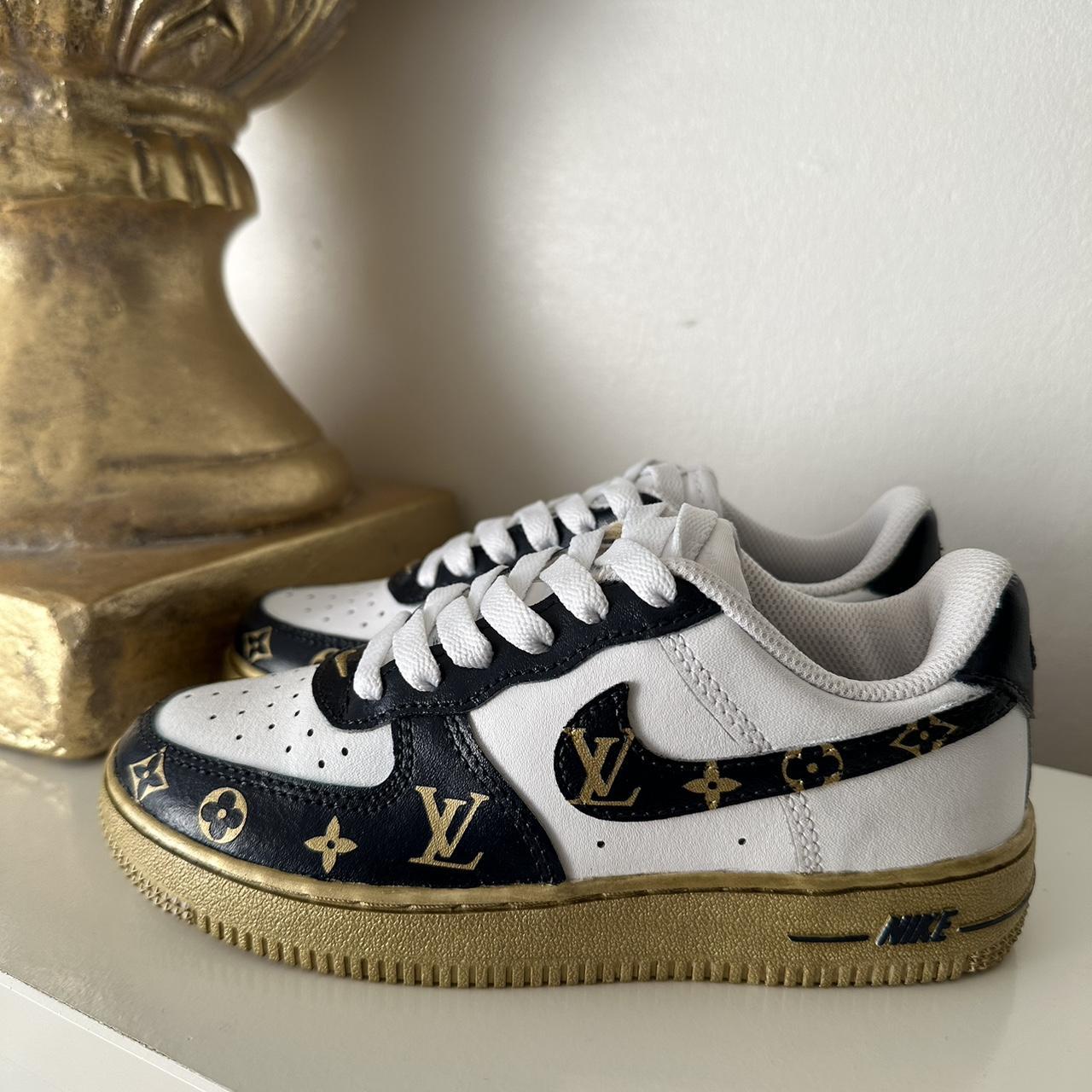 Nike Air Force 1 size 1 these have been hand painted... - Depop