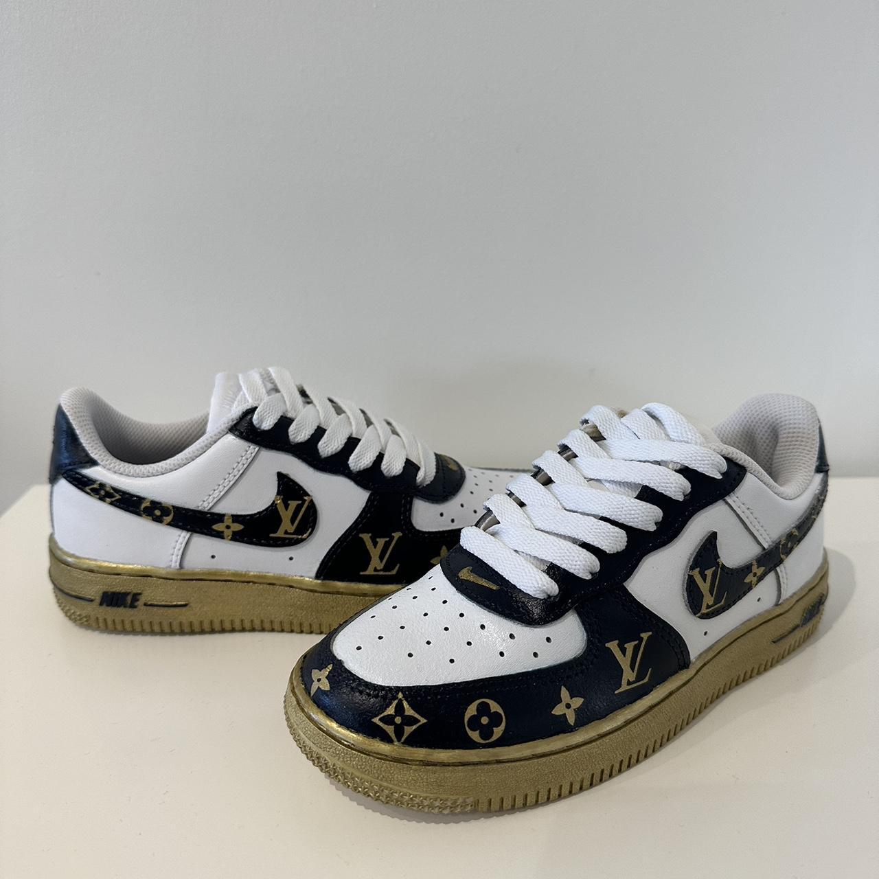 Nike Air Force 1 size 1 these have been hand painted... - Depop