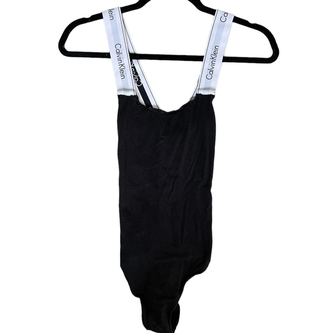 Babes Club Black & White Bodysuit Size: Small Black - Depop