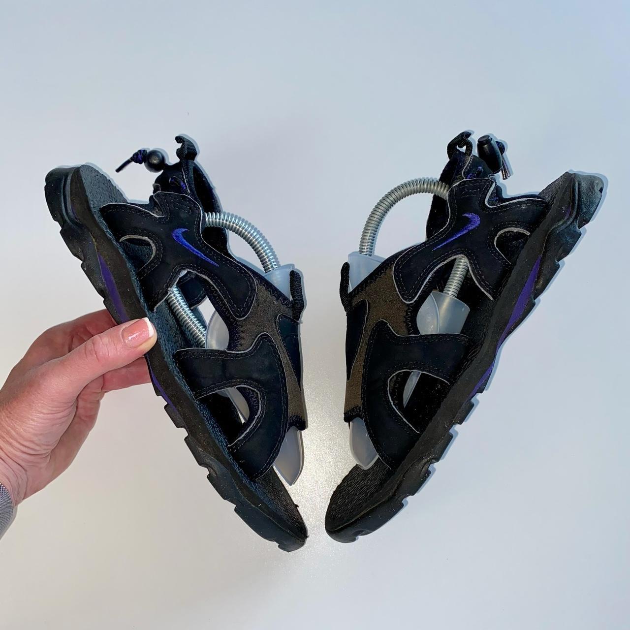 Nike ACG Sandals Black Grey Purple 634 Depop