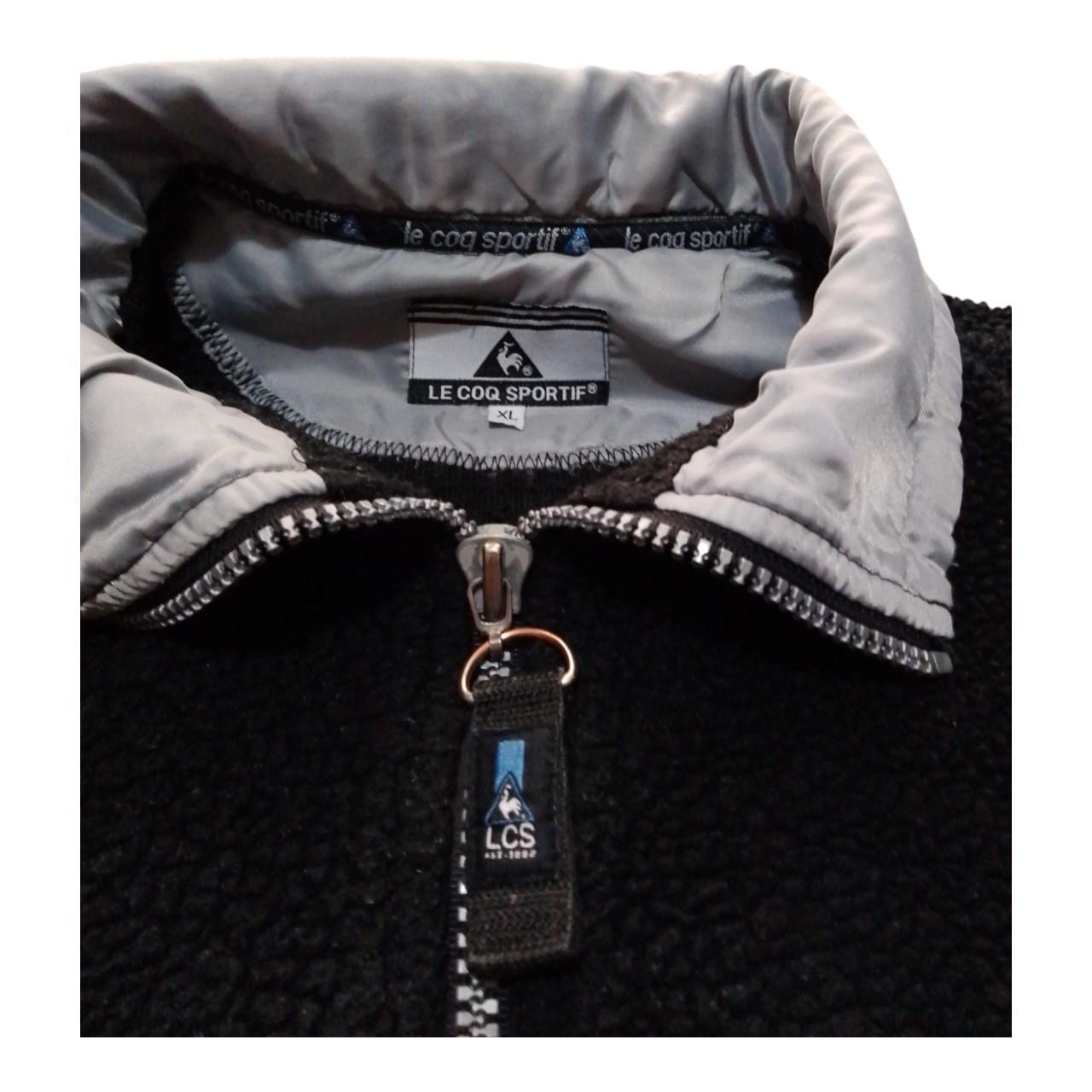 Le Coq Sportif 90s Quarter Zip Sherpa Fleece Jumper. Depop