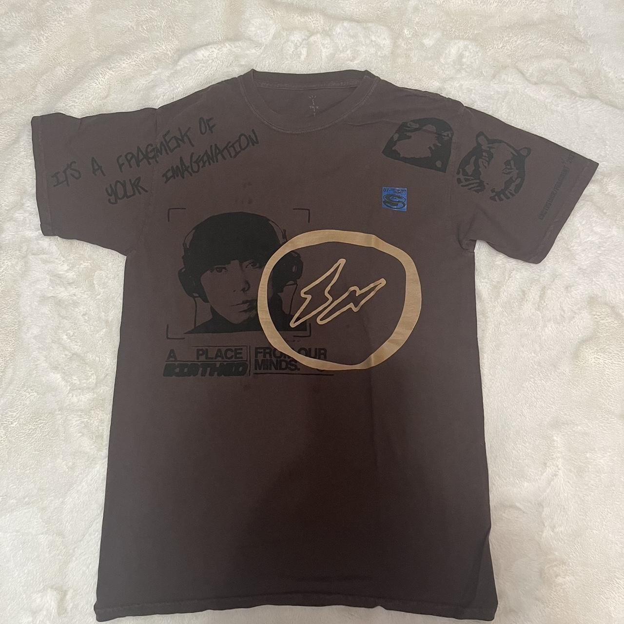 Travis Scott Cactus Jack For Fragment Icons Tee Brown