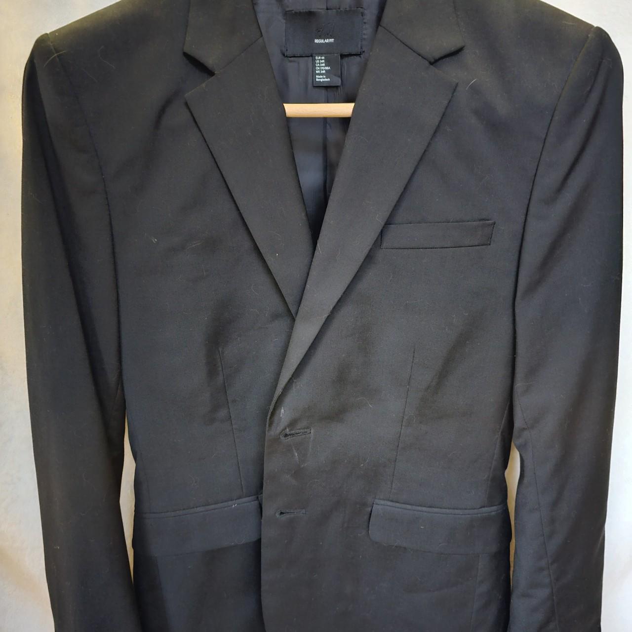Small h&m suit jacket blazer #vintange #90s #80s... - Depop