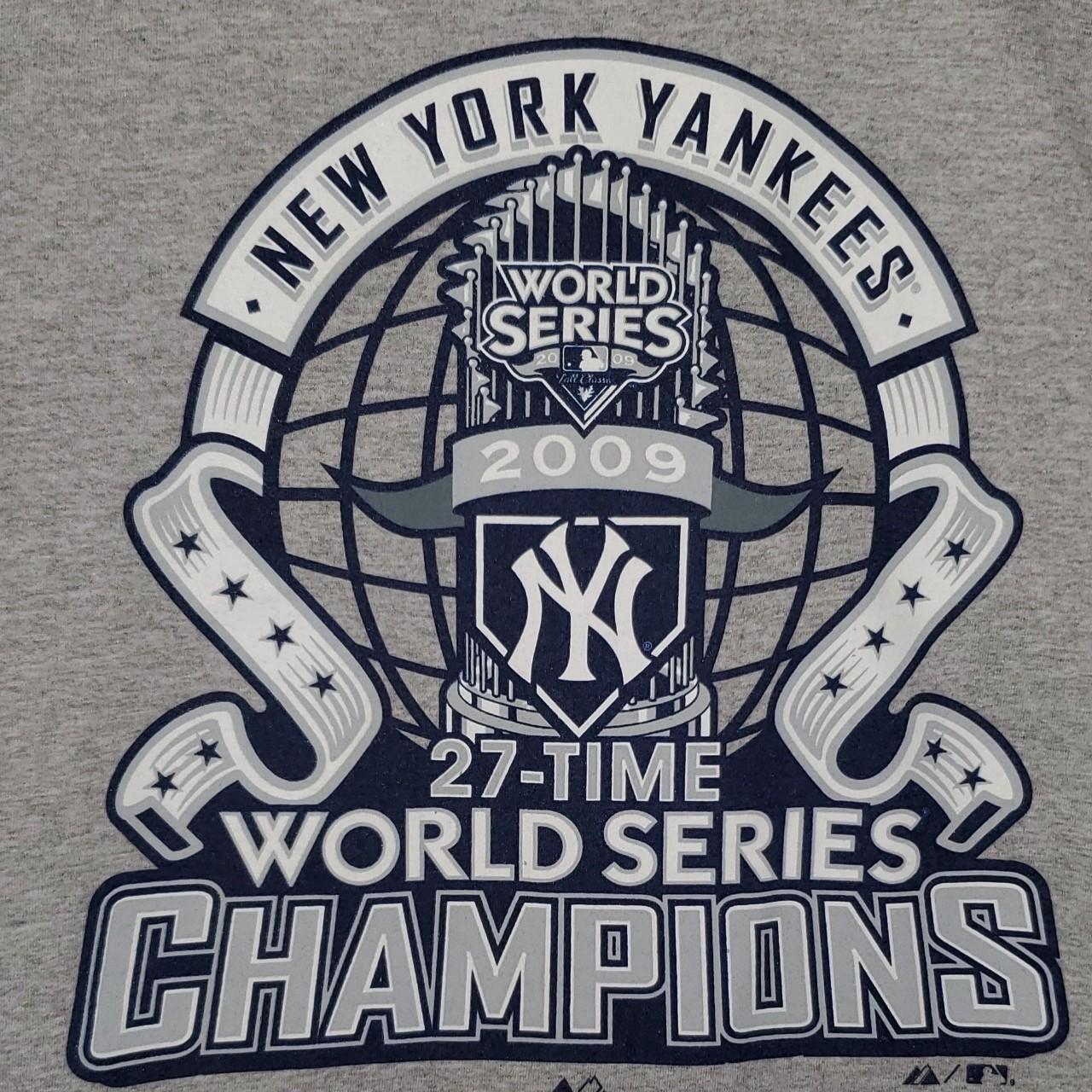 New York Yankees 2009 World Series Champions Majestic MLB T Shirt