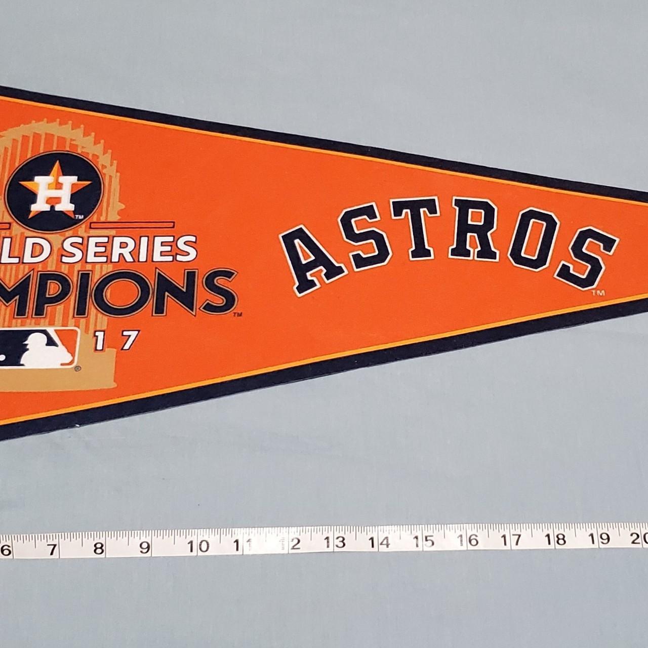 Houston Astros 2017 World Series Champions Orange - Depop