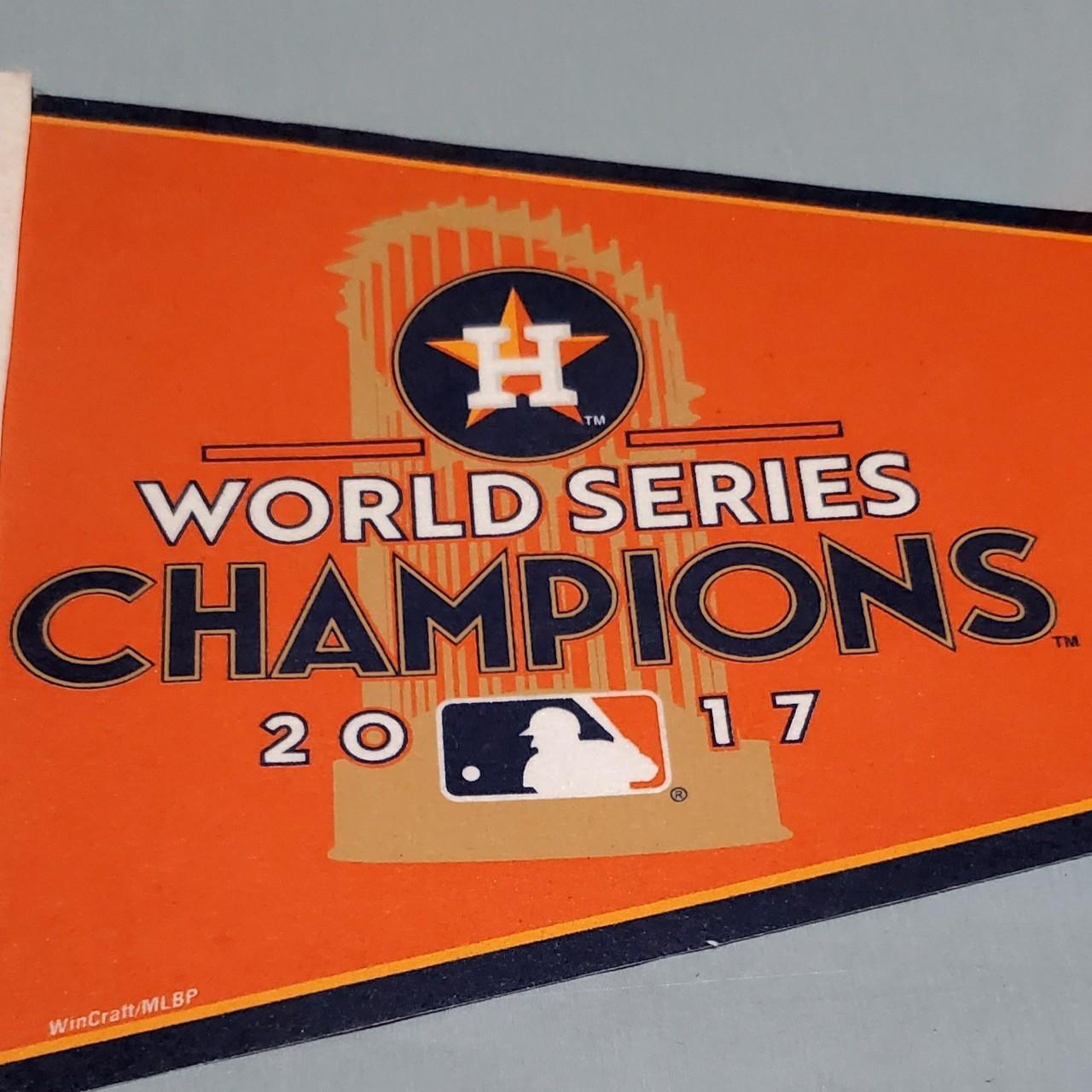 Houston Astros 2017 World Series Champions Orange - Depop