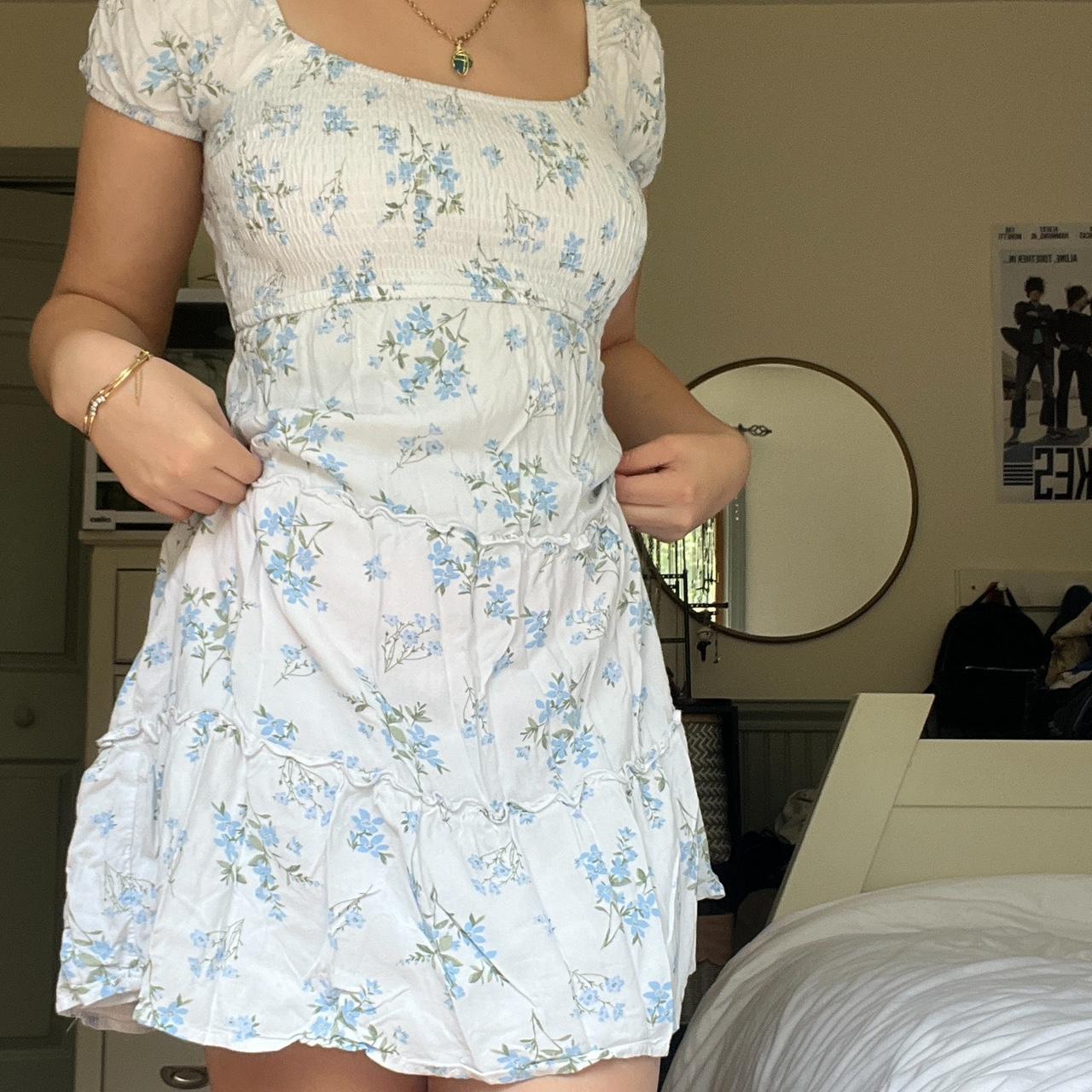 hollister ruffle dress