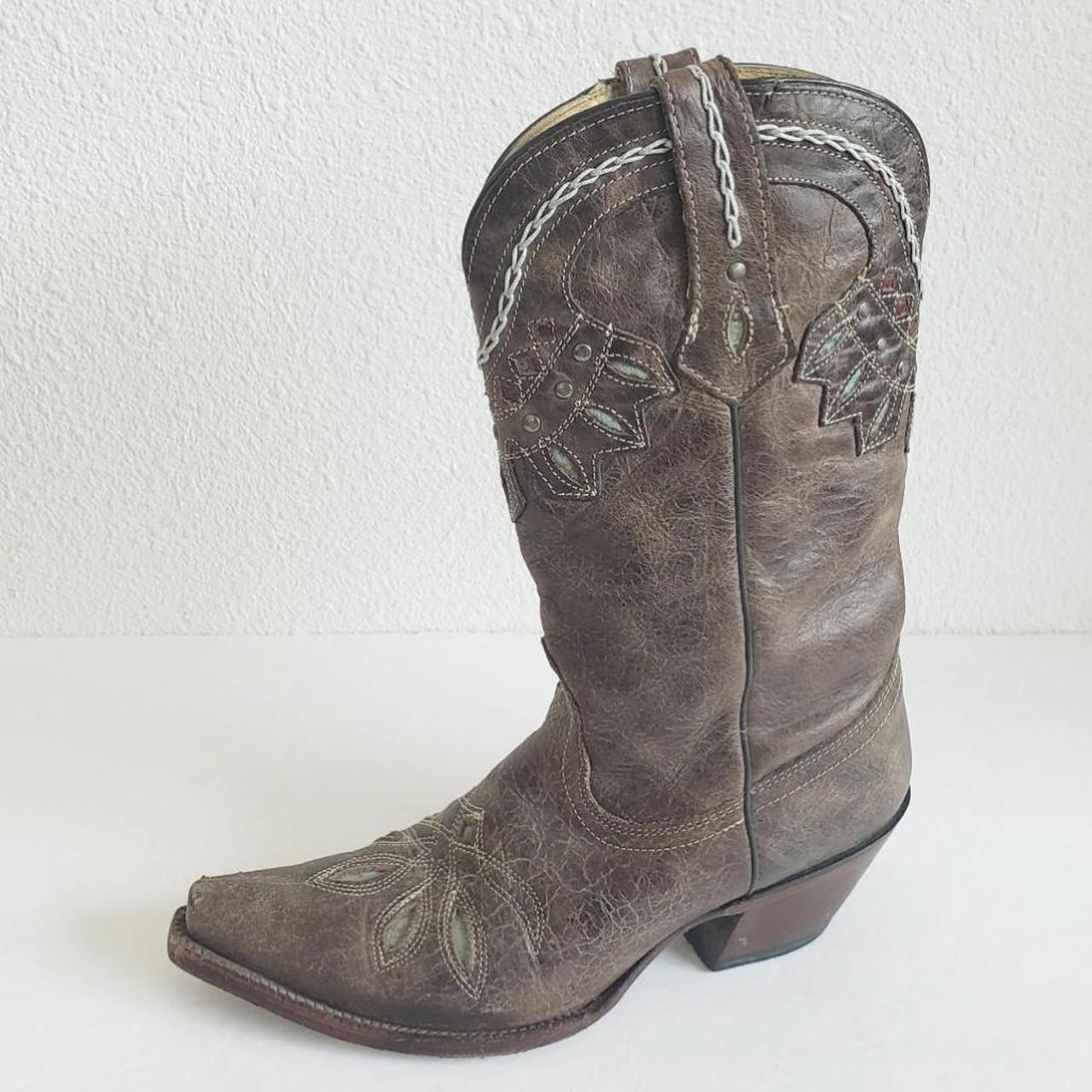 Tony Lama Womens Western Cowboy Rodeo Boots size 7... - Depop