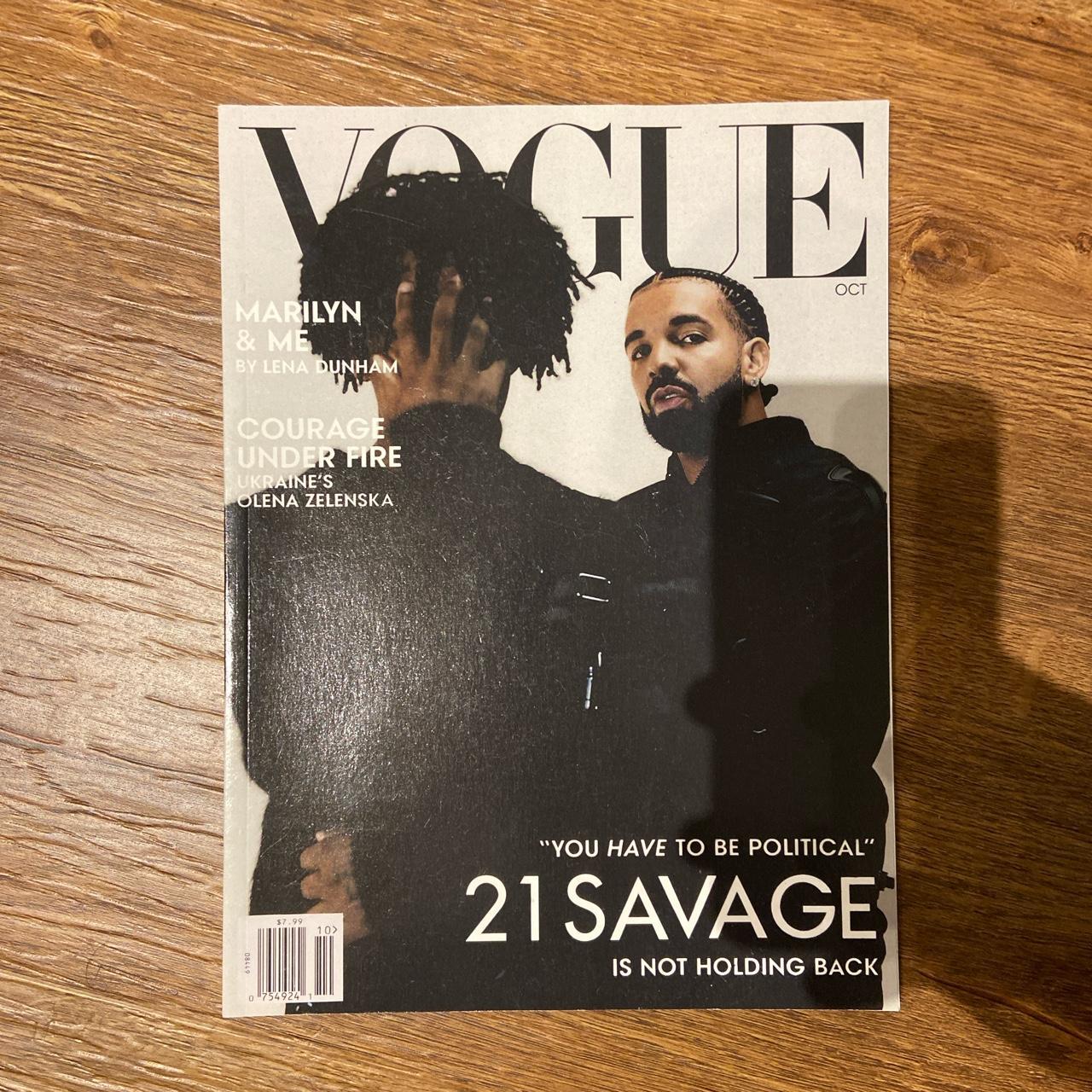 Drake X 21 Savage OVO Vogue Magazine NYC Exclusive Depop drake-x-21-savage-ovo-vogue-magazine-nyc-exclusive-depop