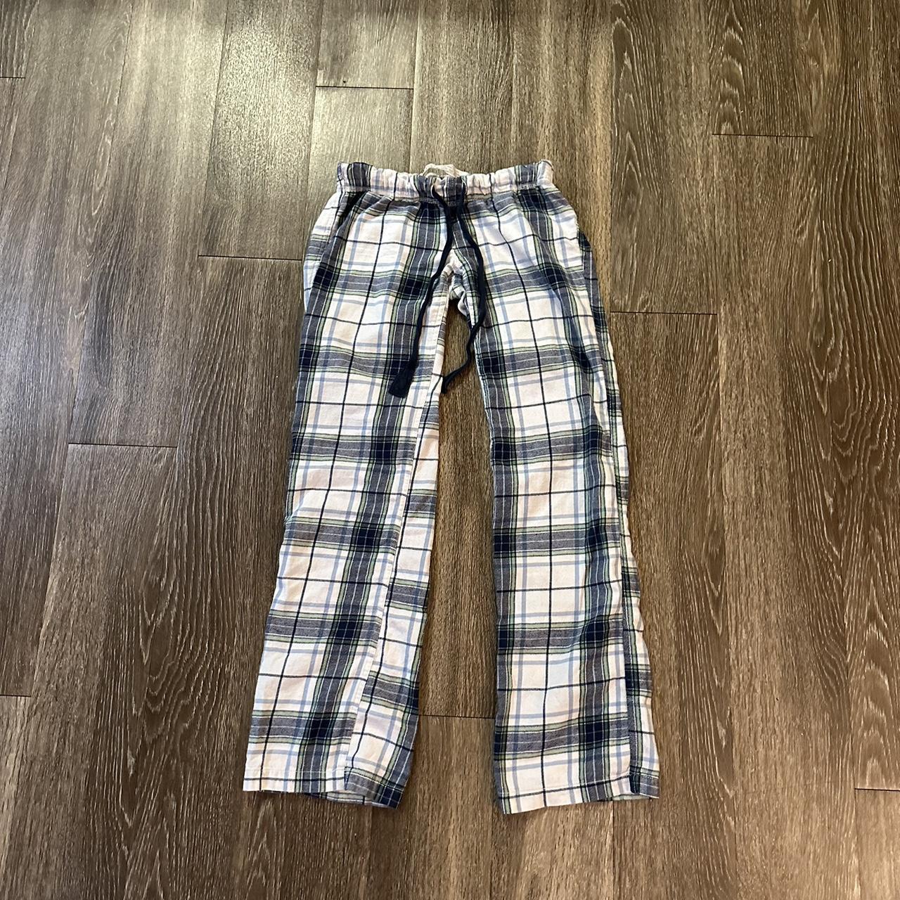 Vintage Hollister Plaid Pajama pants!! Ultra low... - Depop