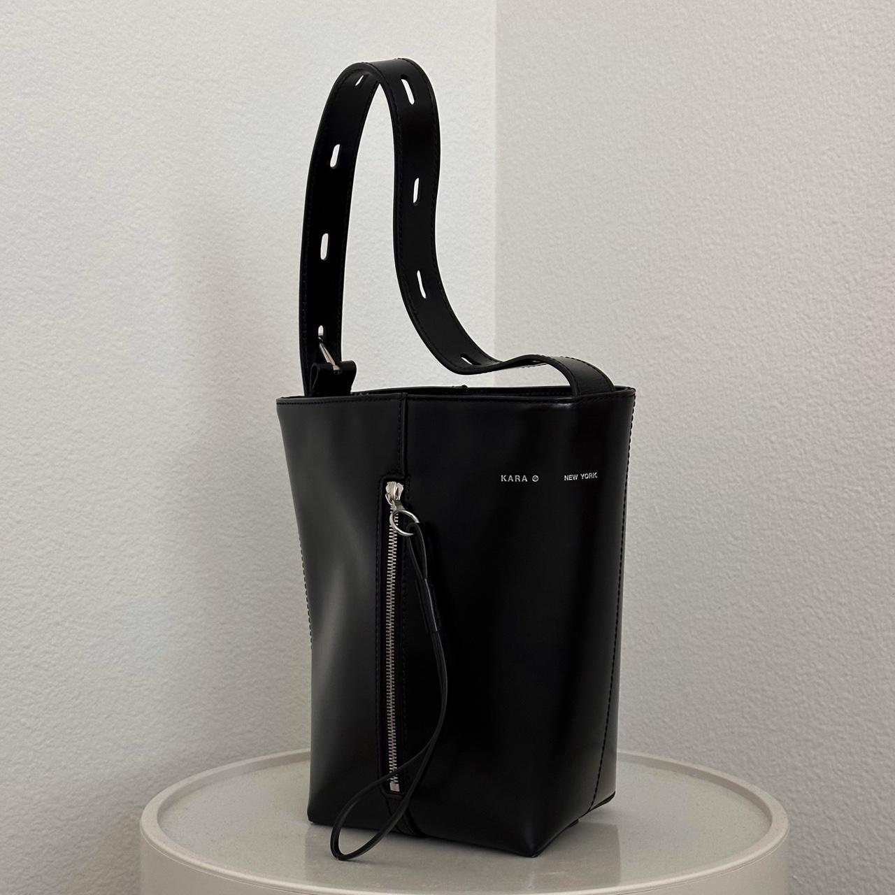 Kara leather bucket bag sale