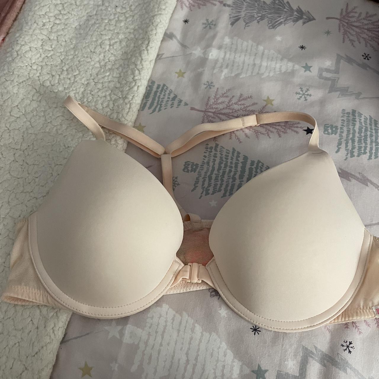 Victoria’s Secret pink racerback bra 34B Barely... - Depop