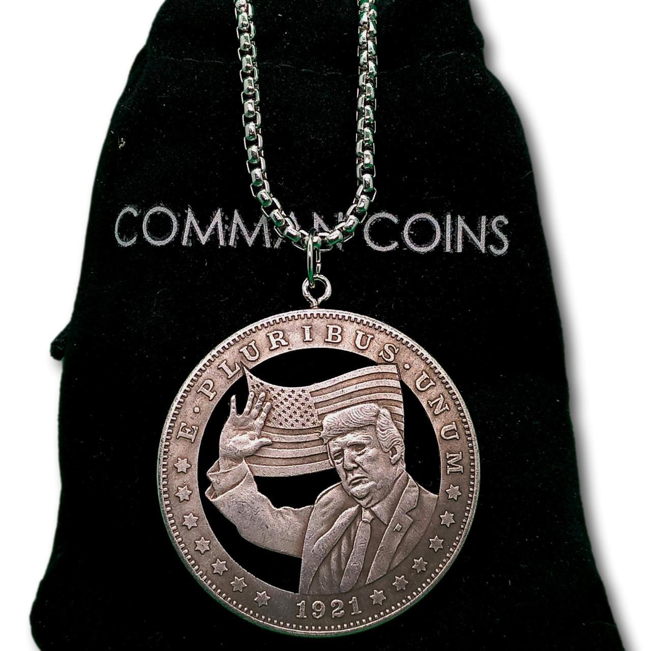 Hobo hot sale coin necklace