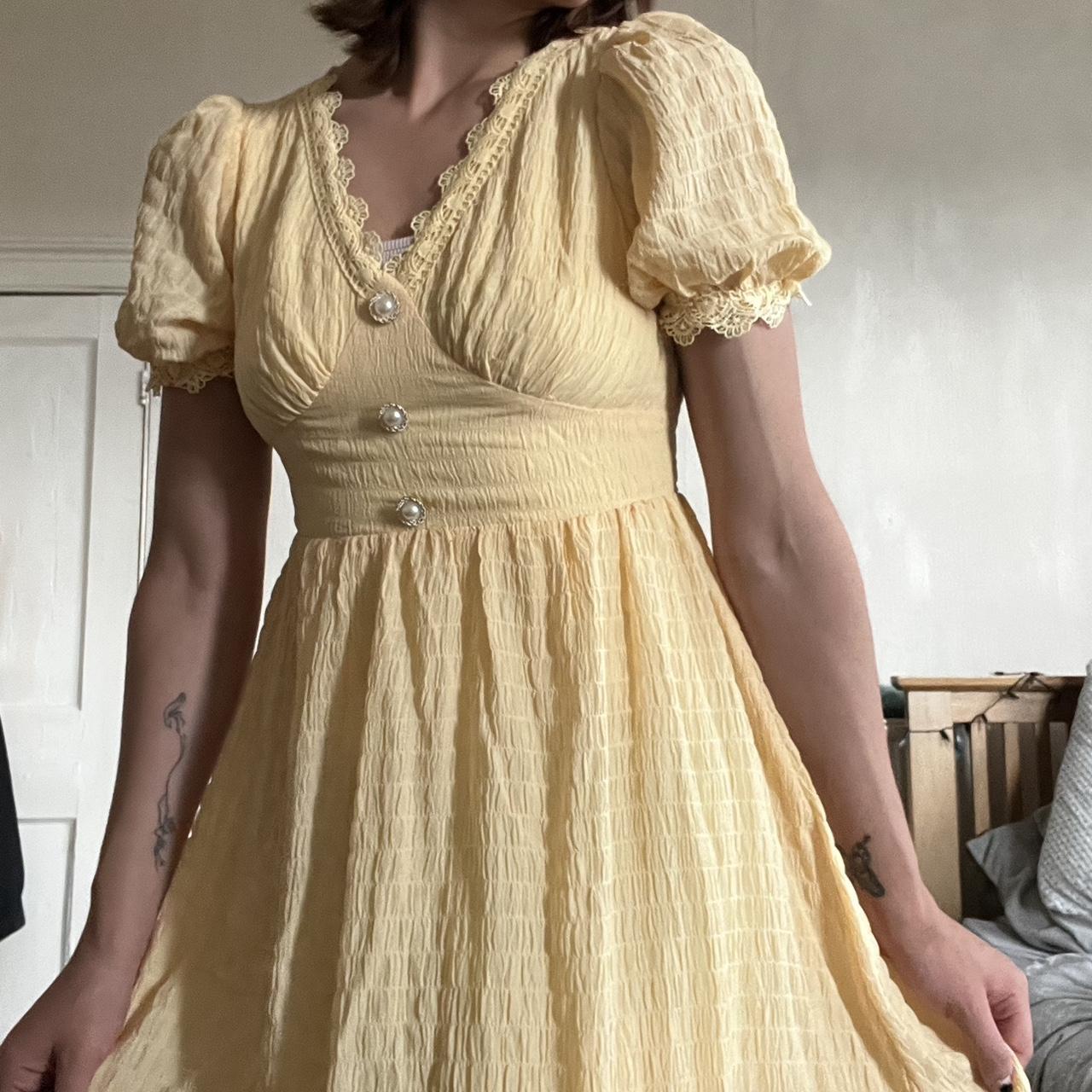 Women's Yellow Dress | Depop