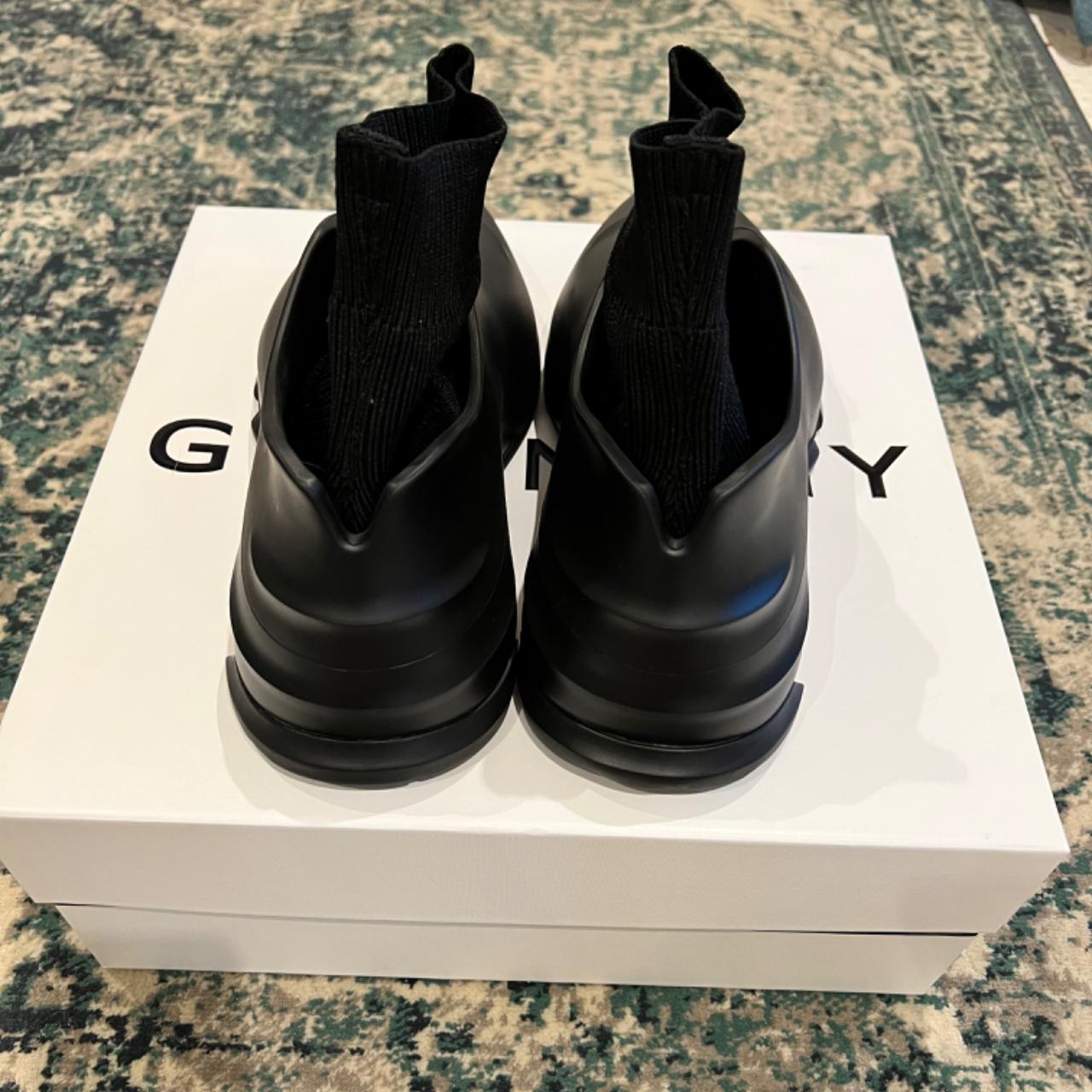 Givenchy black monumental mallow hybrid shoes.... - Depop