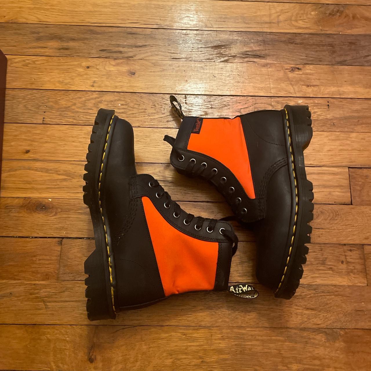 Doc martens cheap orange boots