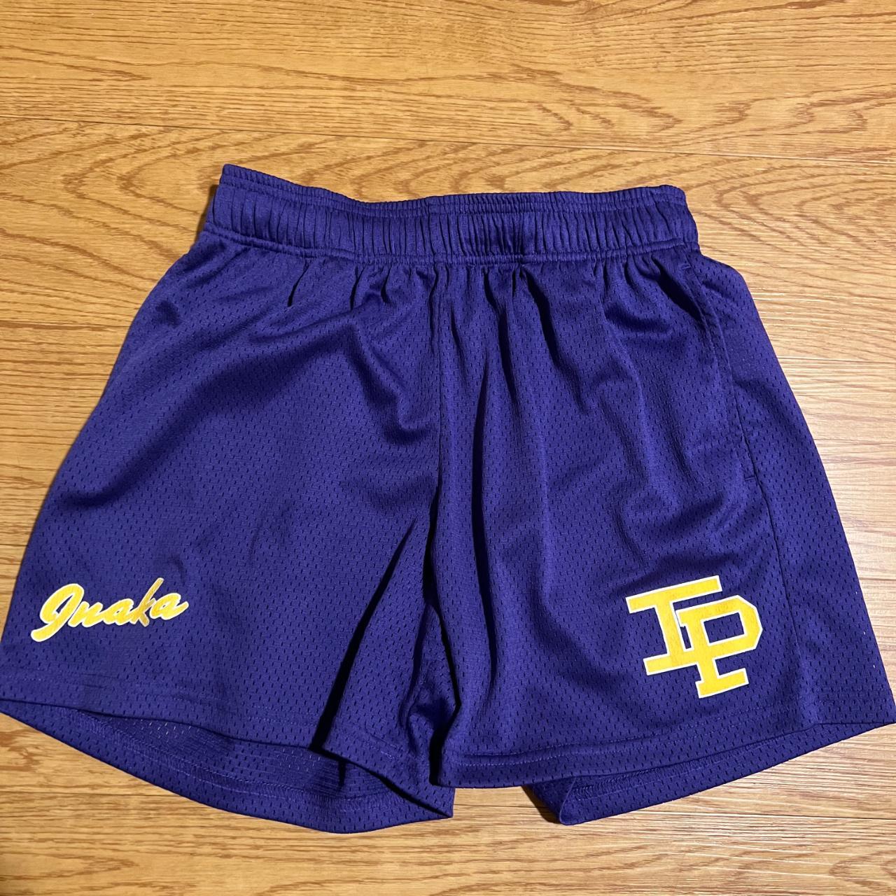 Inaka Power Mesh Shorts Lakers Colorway Size... - Depop