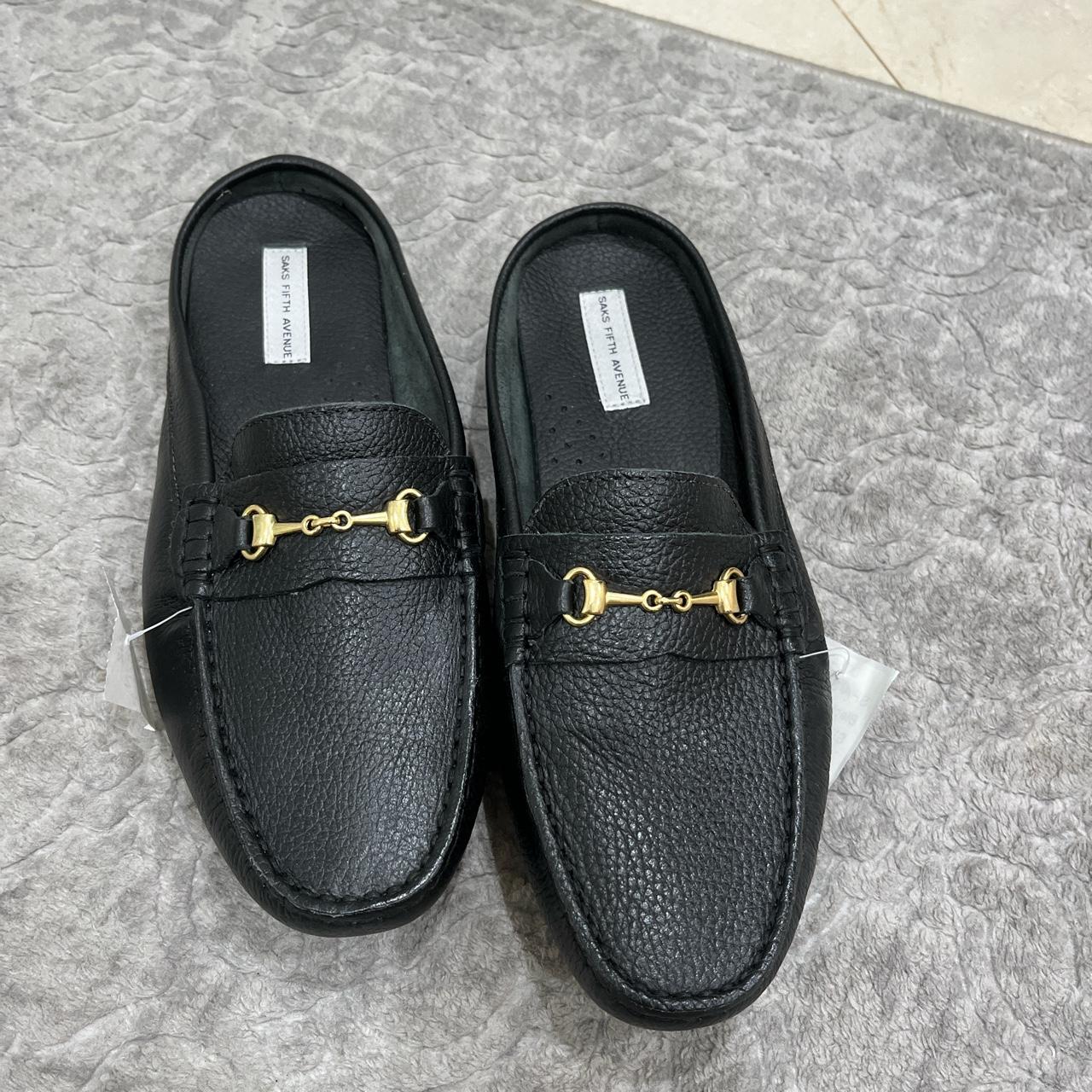 A. Saks Men's Black Loafers