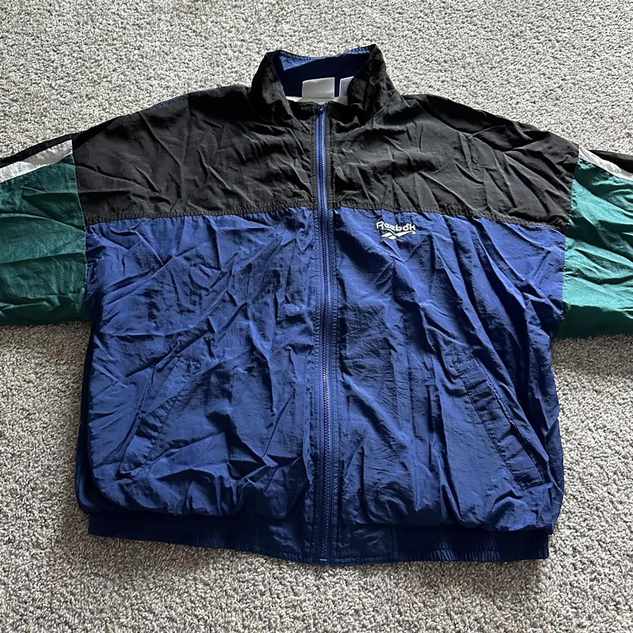 Reebok jacket best sale vintage womens black