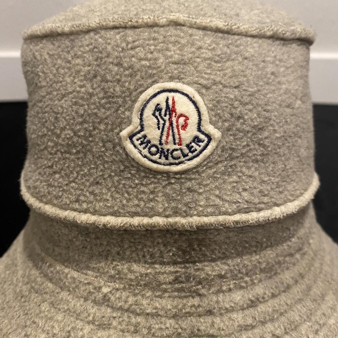 Vintage Moncler Bucket Hat Stretchy, soft cloth... Depop