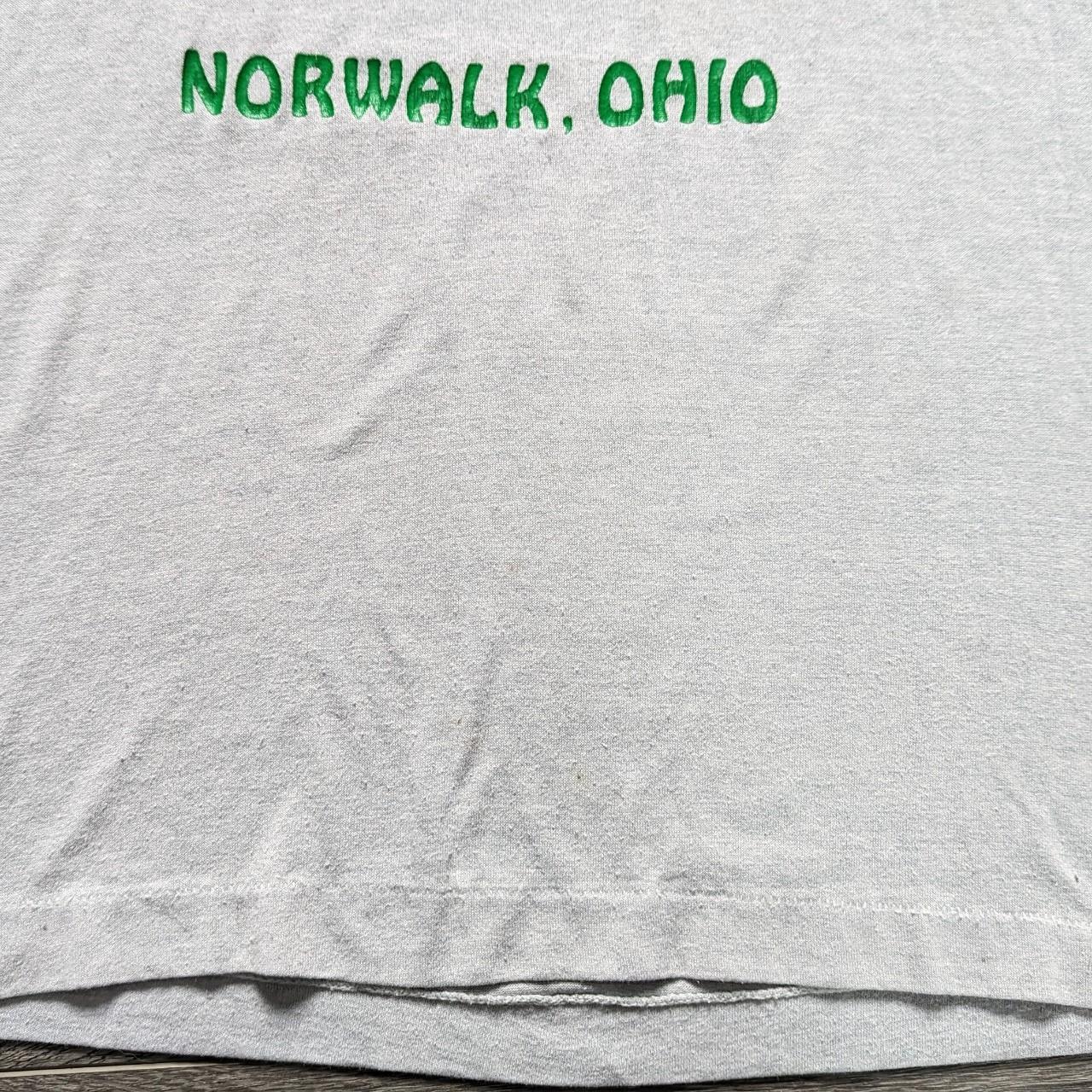 volt green and grey shirt