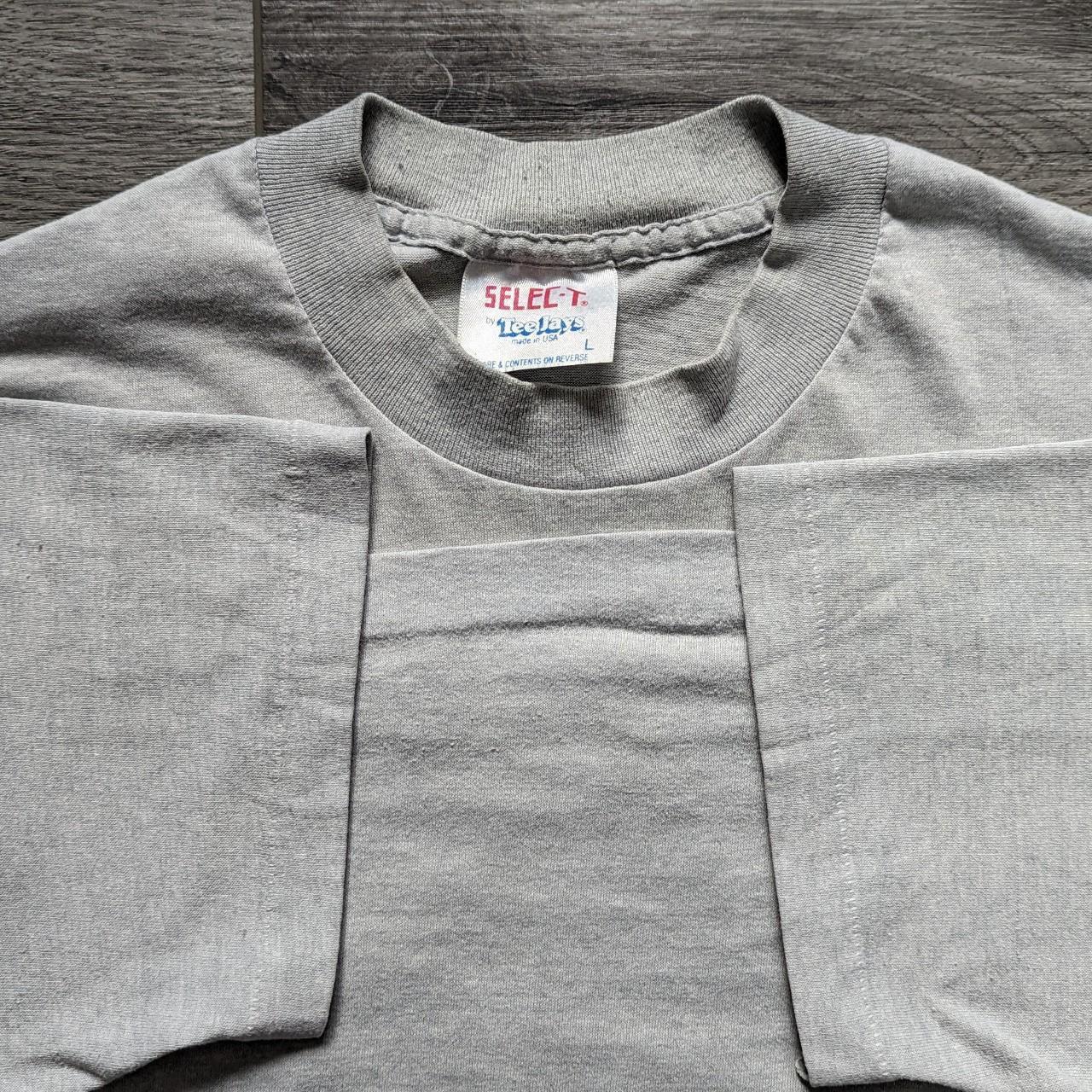 volt green and grey shirt