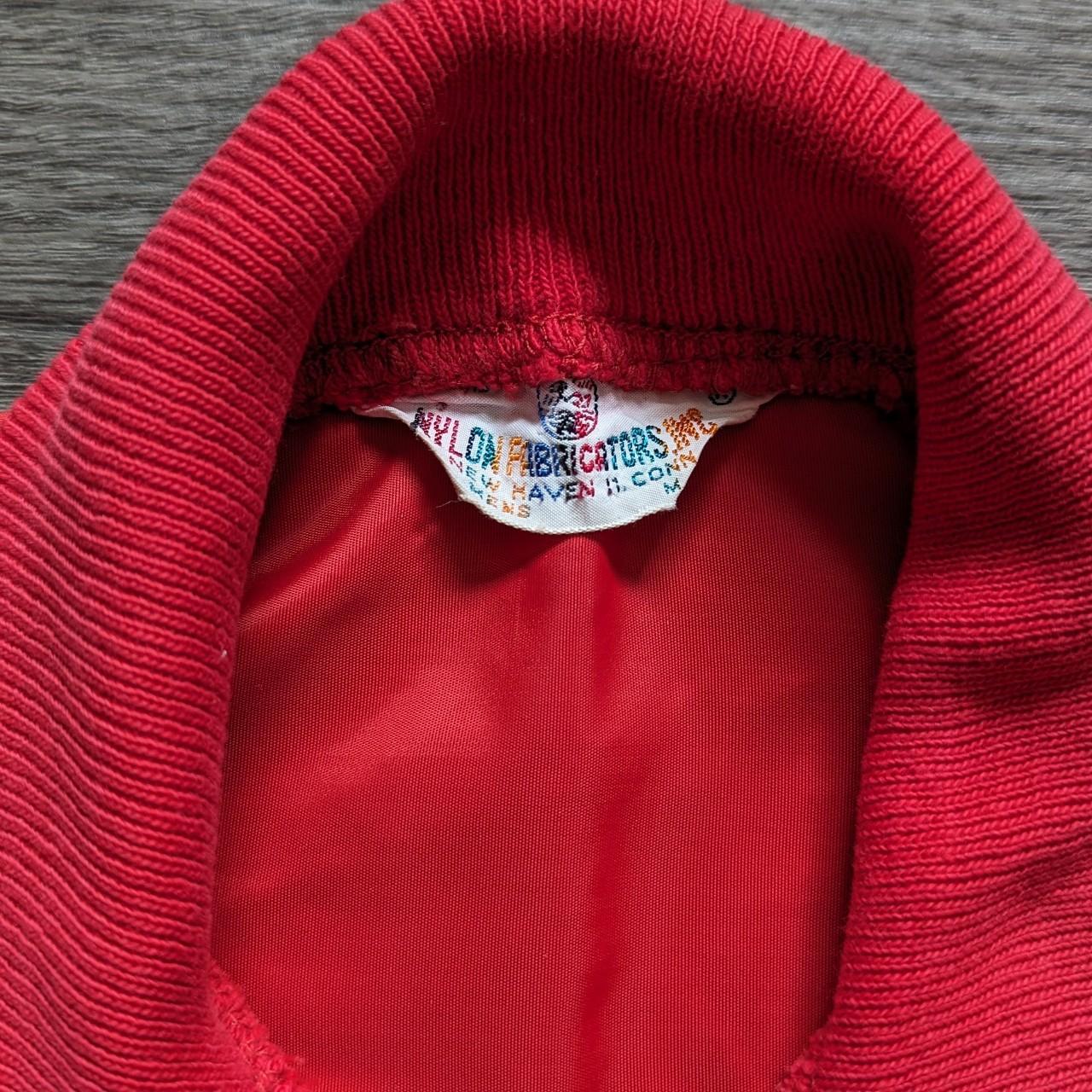 Vintage 50s red nylon windbreaker jacket! A perfect | Depop