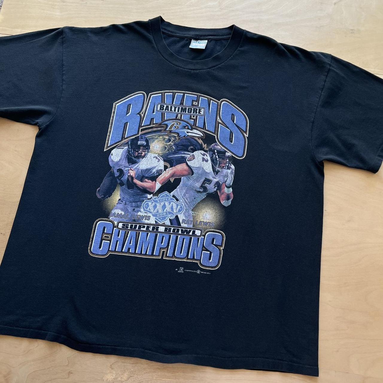 Vintage NFL Baltimore Ravens Super Bowl T Shirt