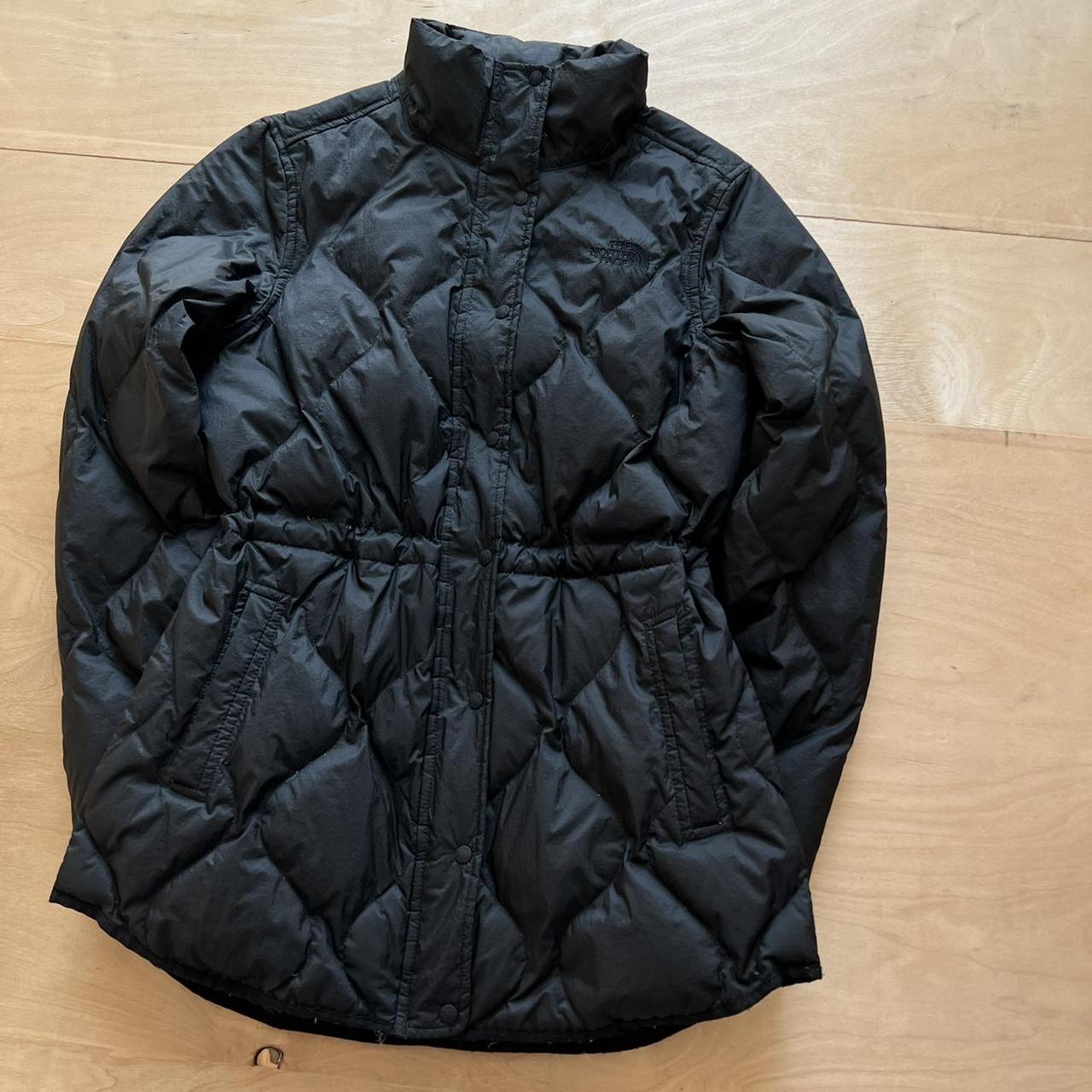 The North Face Puffer Jacket Women's S Black Full... - Depop