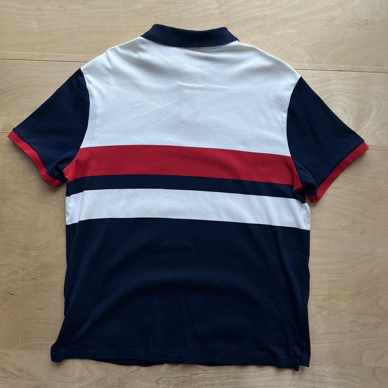 Polo Ralph Lauren Men's White and Navy Polo-shirts (4)