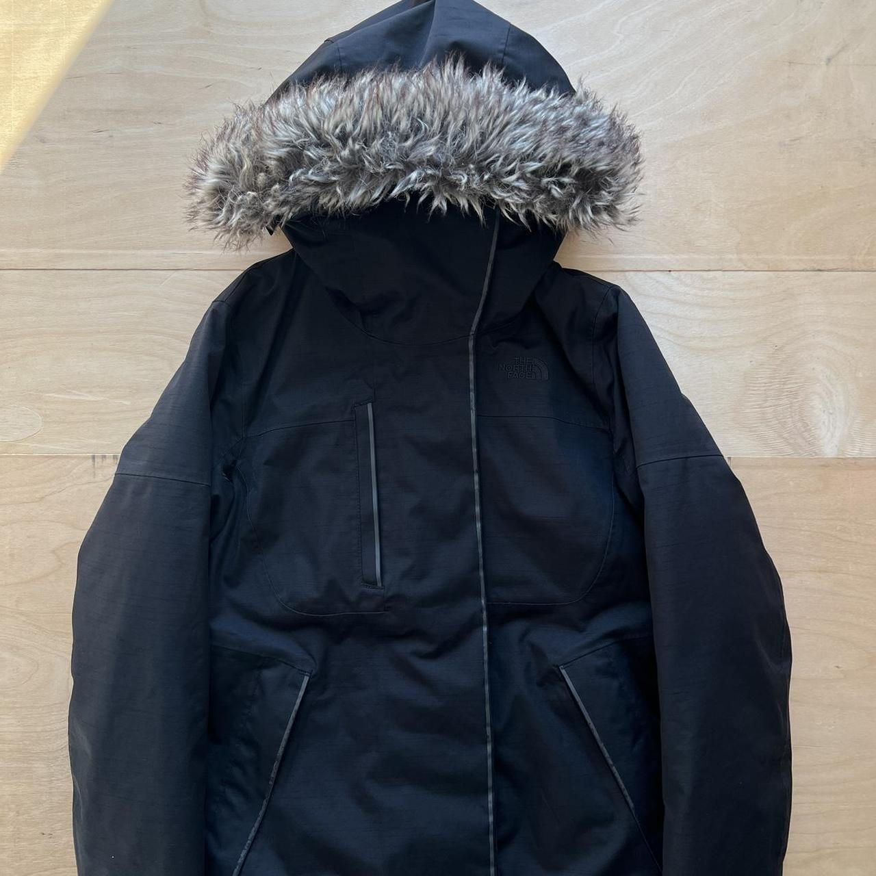 The North Face Parka Jacket Women's X-Small Black... - Depop