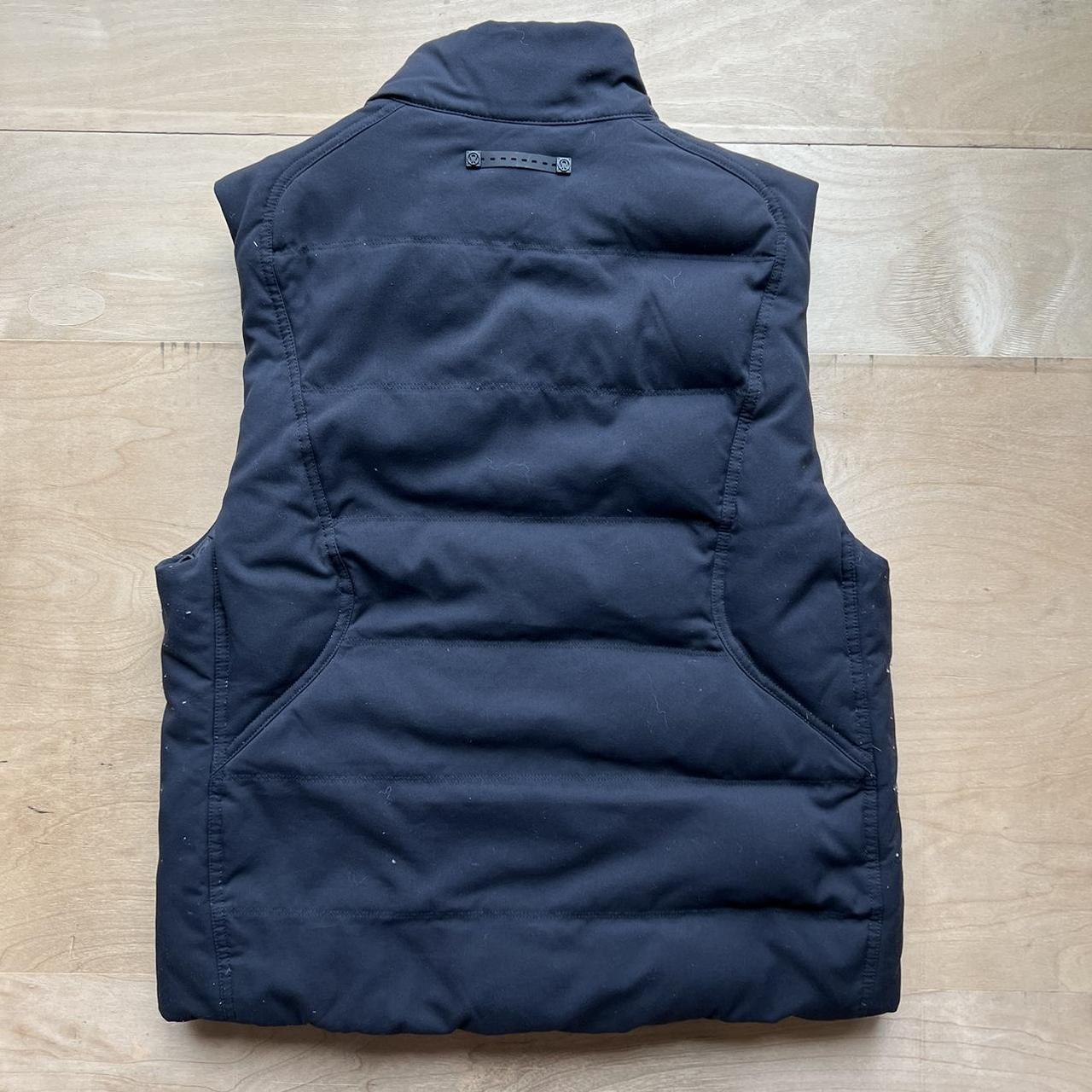 Lululemon Down Vest Men's Large Black Full Zip... Depop