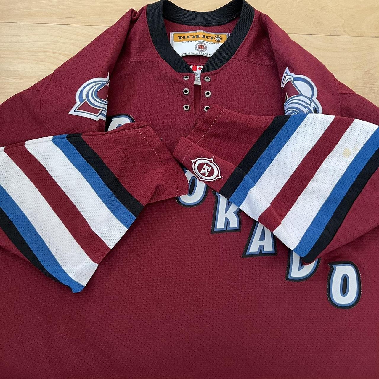 Vintage Colorado Avalanche Jersey type - Depop