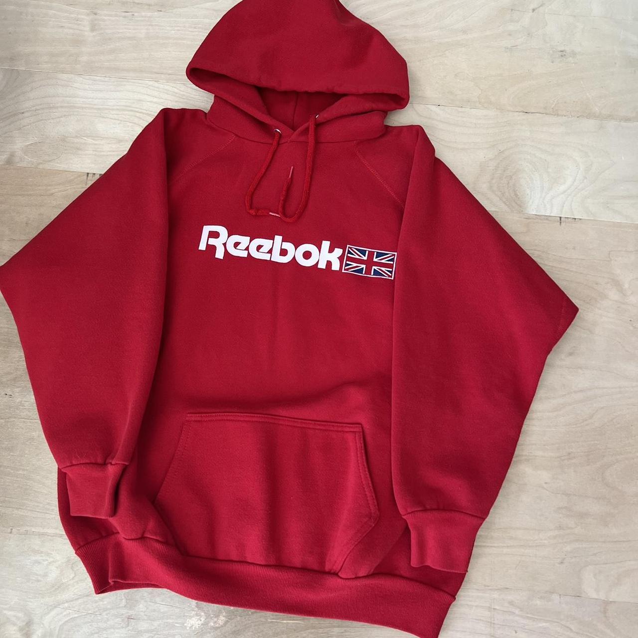 Reebok classic hoodie 2024 womens red