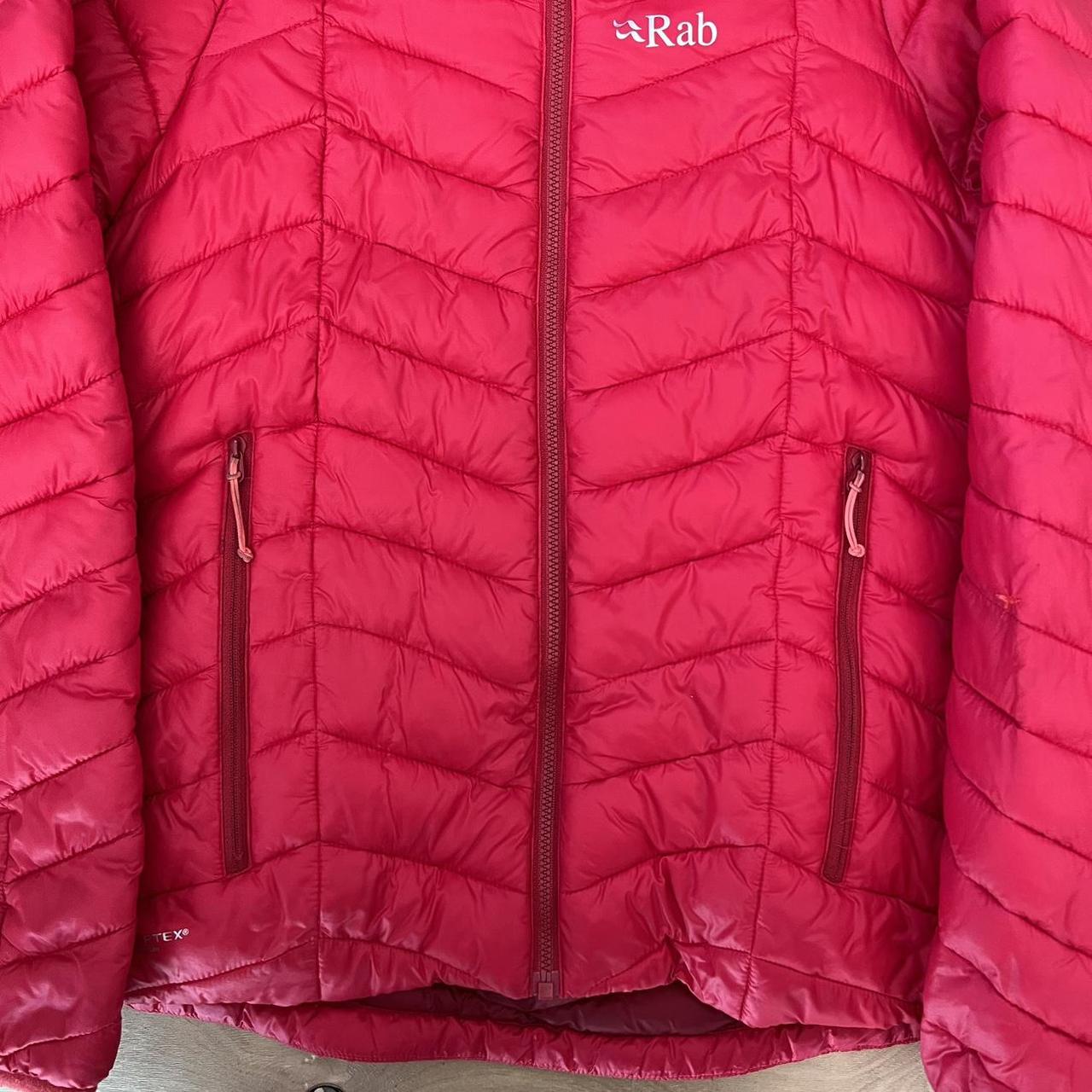 Rab Nimbus Jacket Women's XS Pink Full Zip Hooded... - Depop