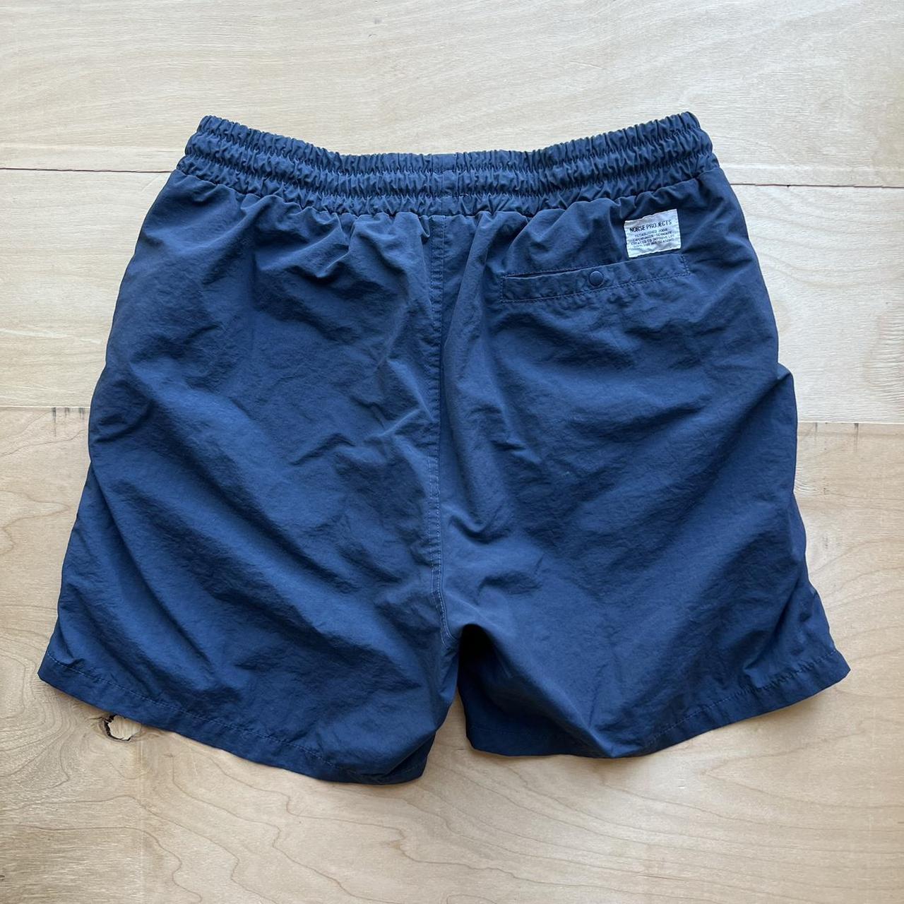 Norse Projects Men's Blue Shorts | Depop