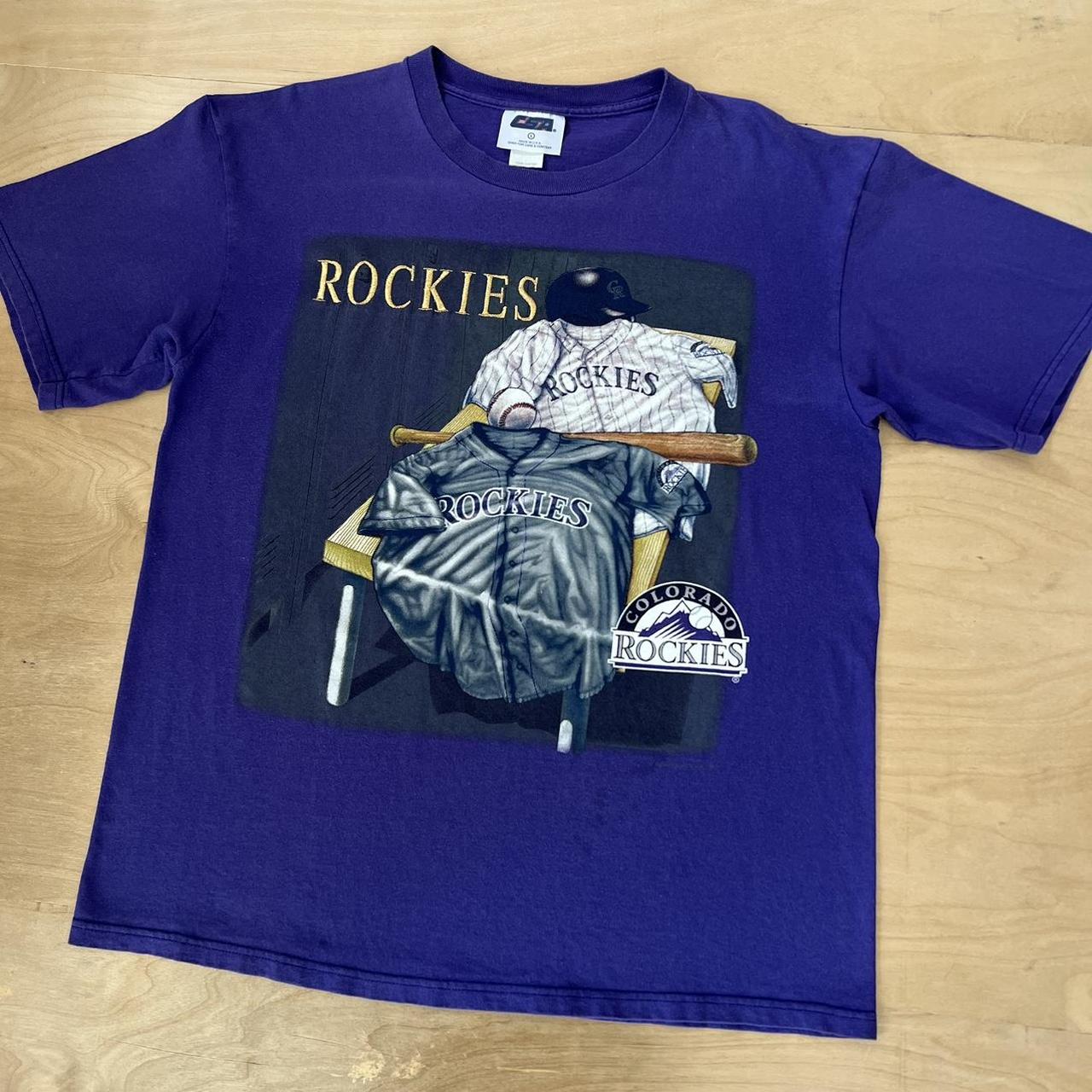 Colorado Rockies Vintage 90s USA Jersey *Made in - Depop